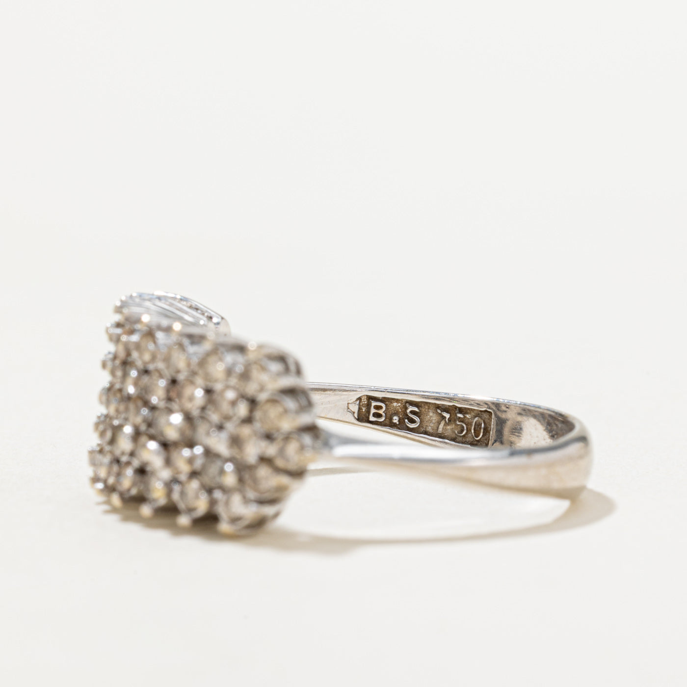 Multi Row Diamond Cluster Ring | 0.70ctw | SZ 7.25