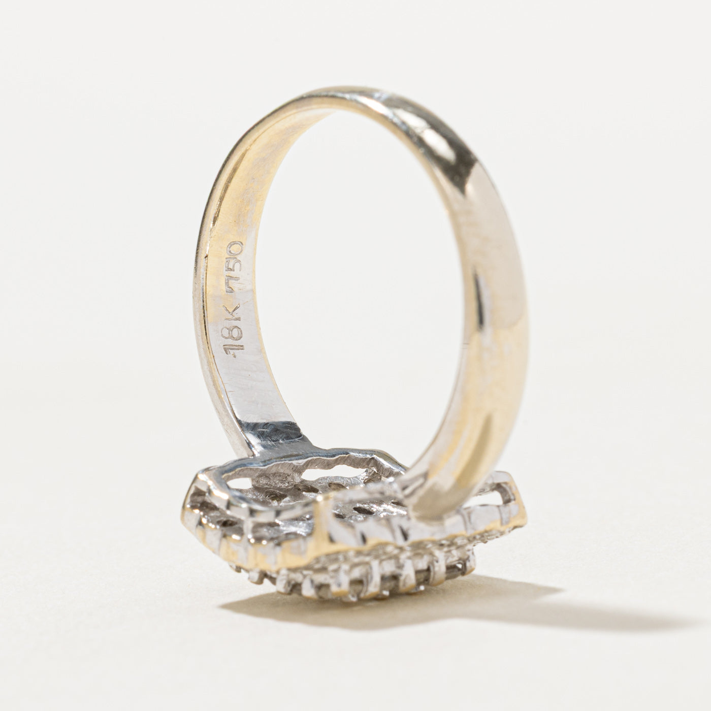 Diamond Square Cluster Ring | 0.73ctw | SZ 6