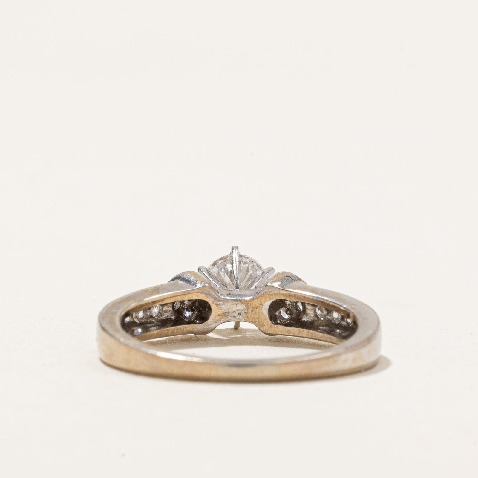 Accented Diamond Engagement Ring | 0.65ctw | SZ 5.5