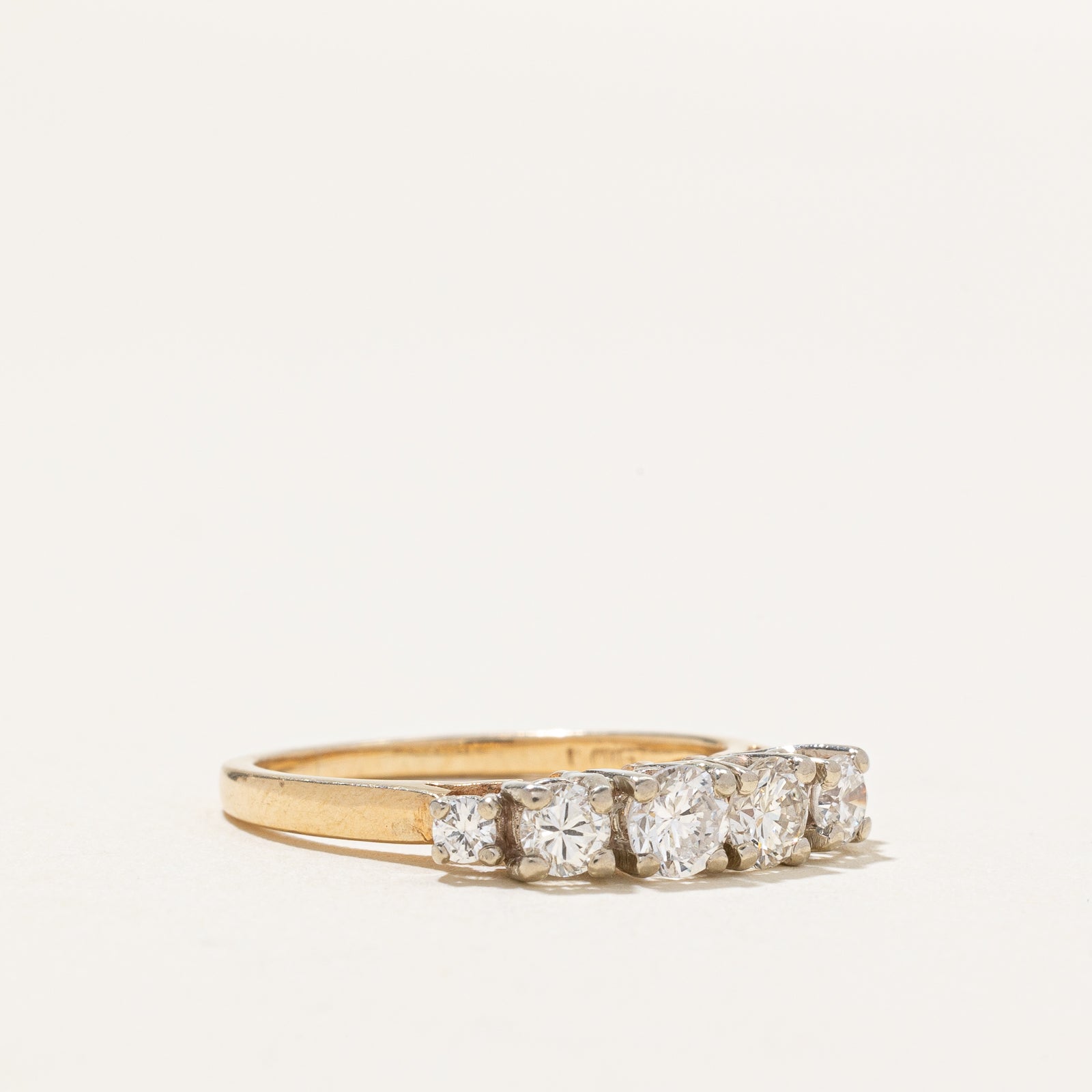 14K Six Stone Diamond Ring | 0.75ctw | SZ 6
