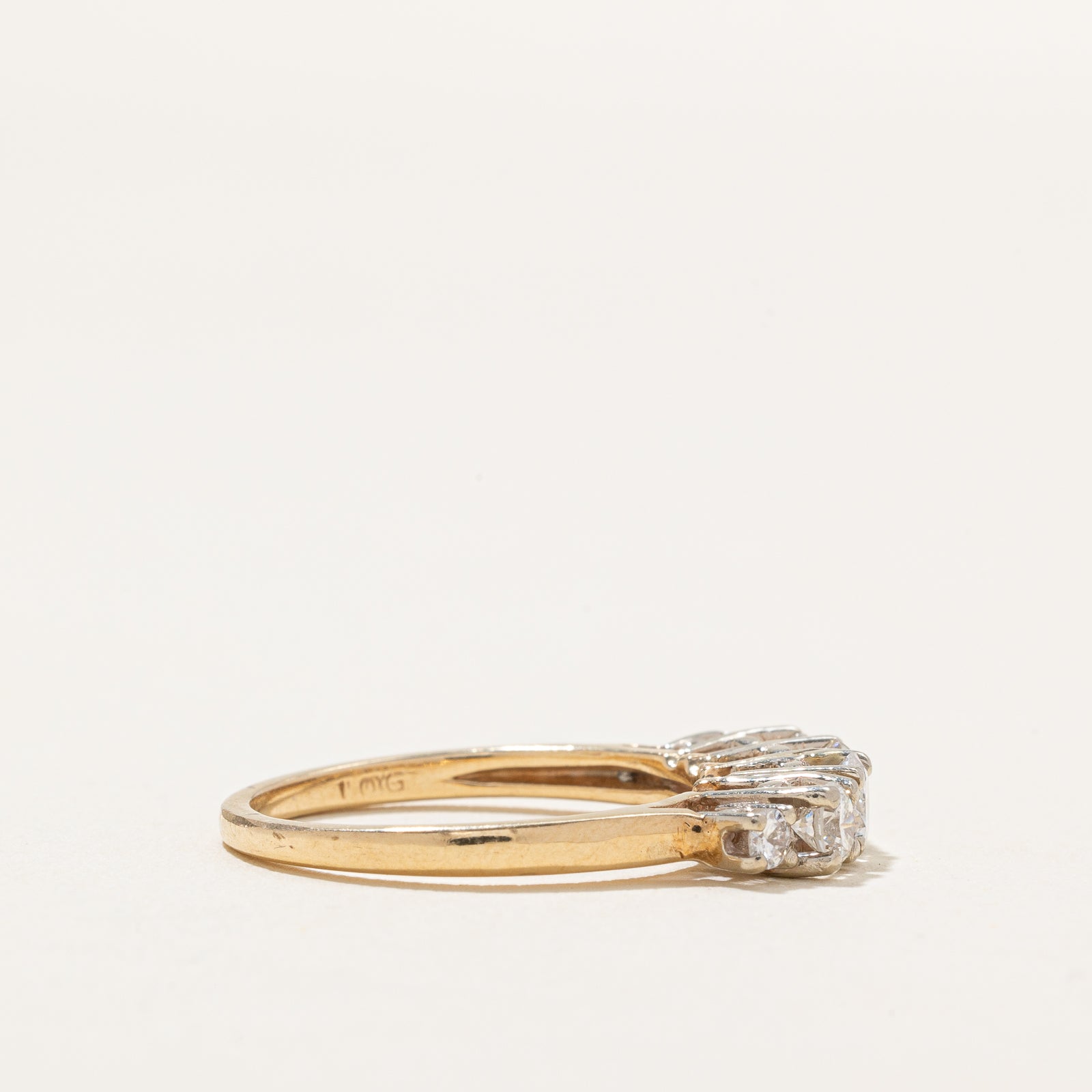 14K Six Stone Diamond Ring | 0.75ctw | SZ 6