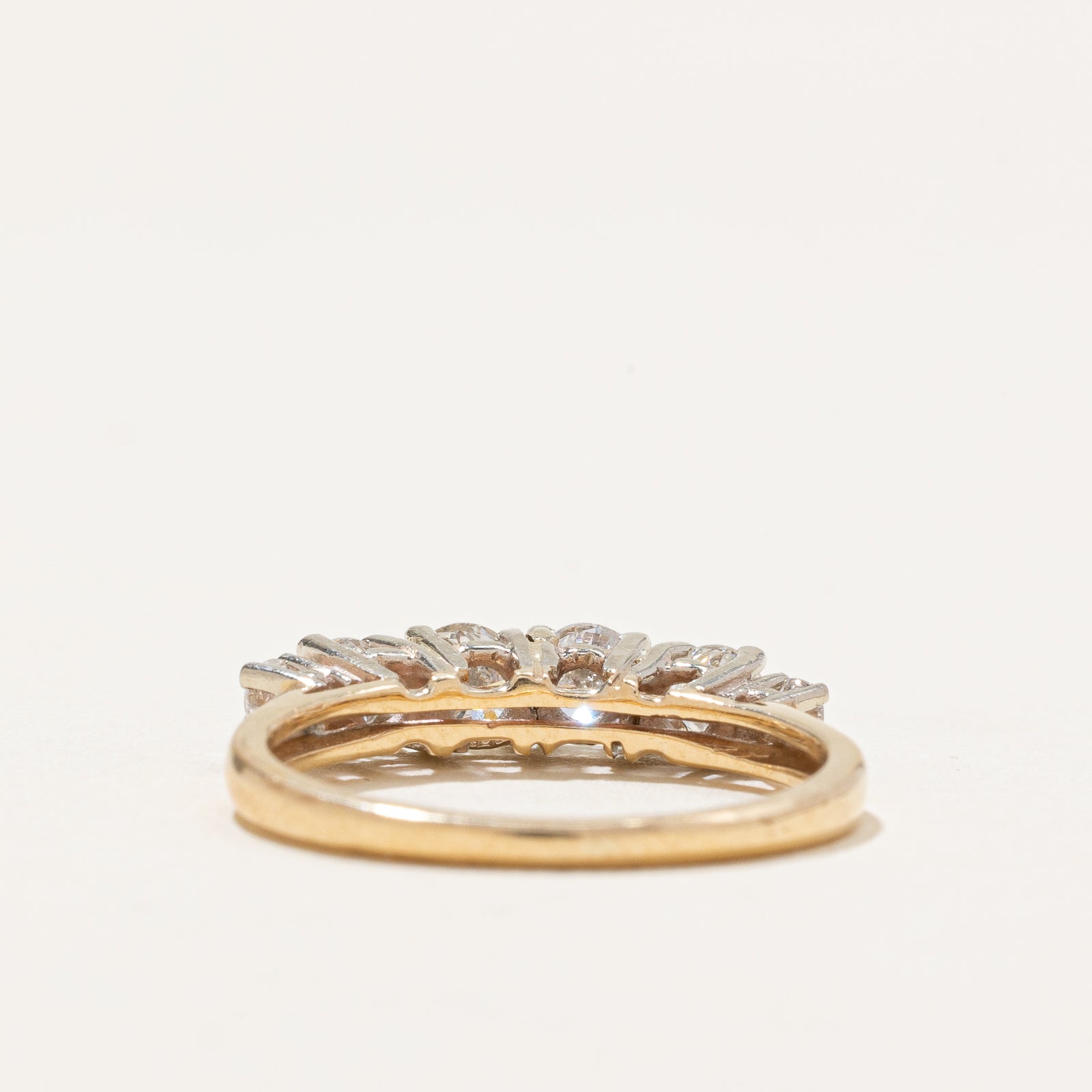 14K Six Stone Diamond Ring | 0.75ctw | SZ 6