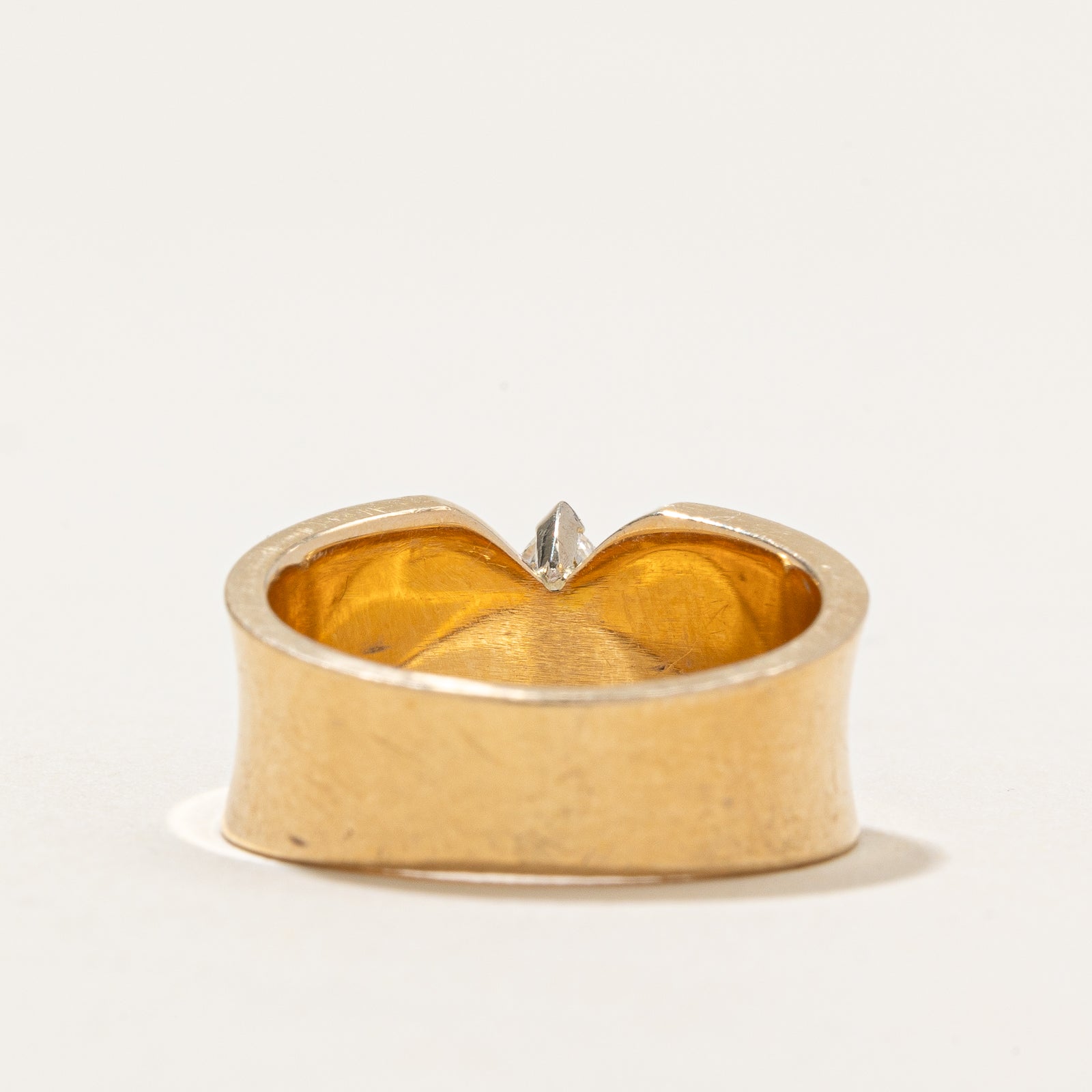 Marquise Cut Diamond Reverse Tapered Ring | 0.35ct | SZ 6