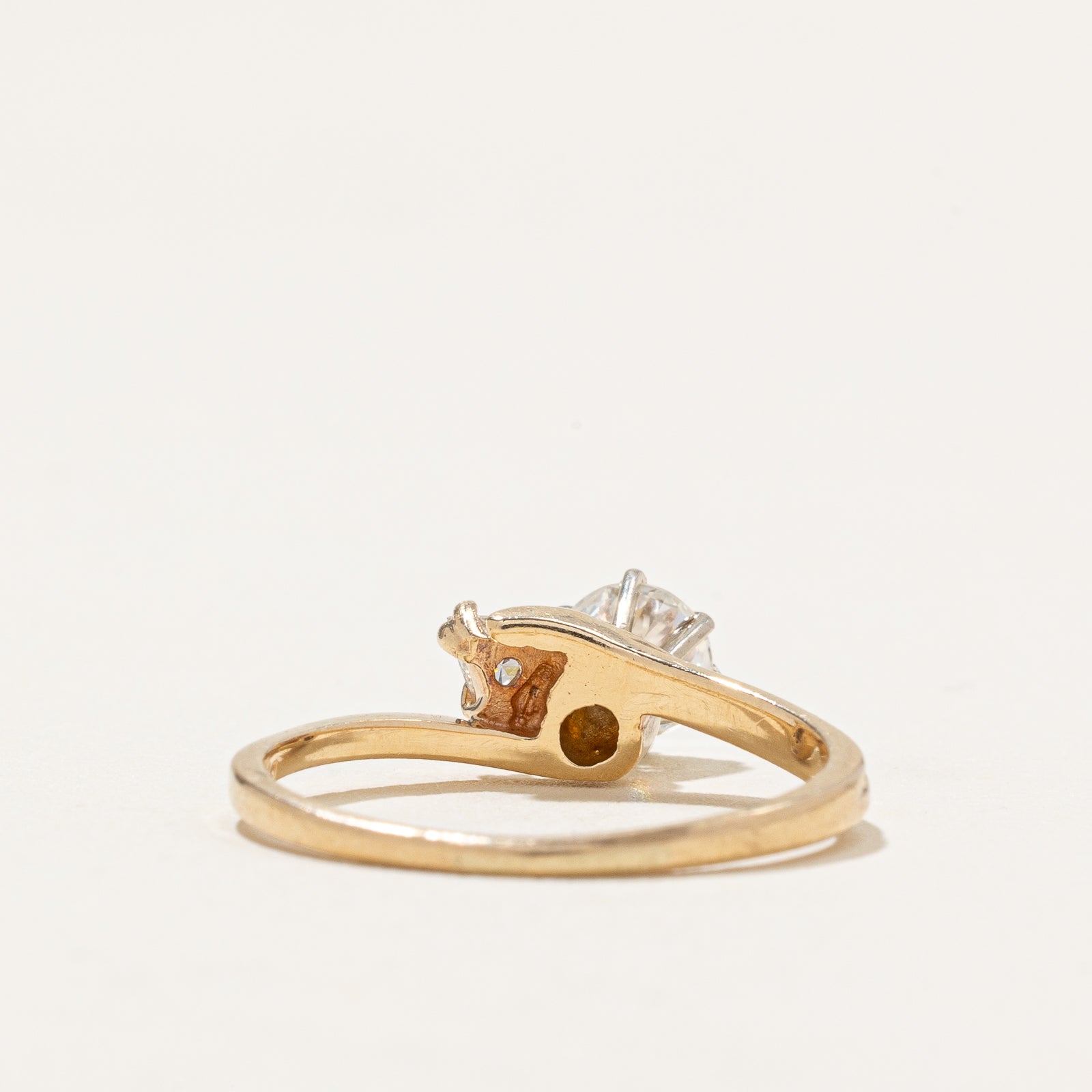 Diamond Bypass Engagement Ring | 0.65ctw | SZ 5.75