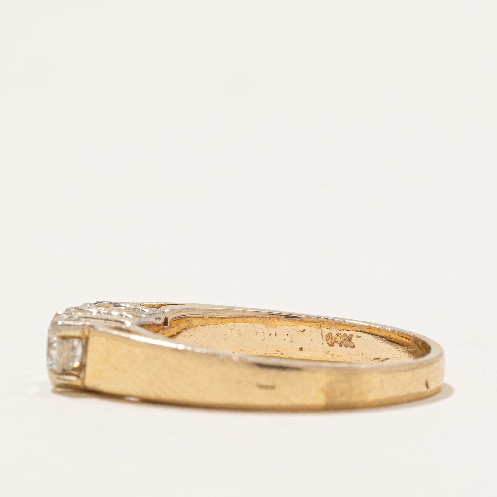 Three Stone Diamond Ring | 0.82ctw | SZ 8.5