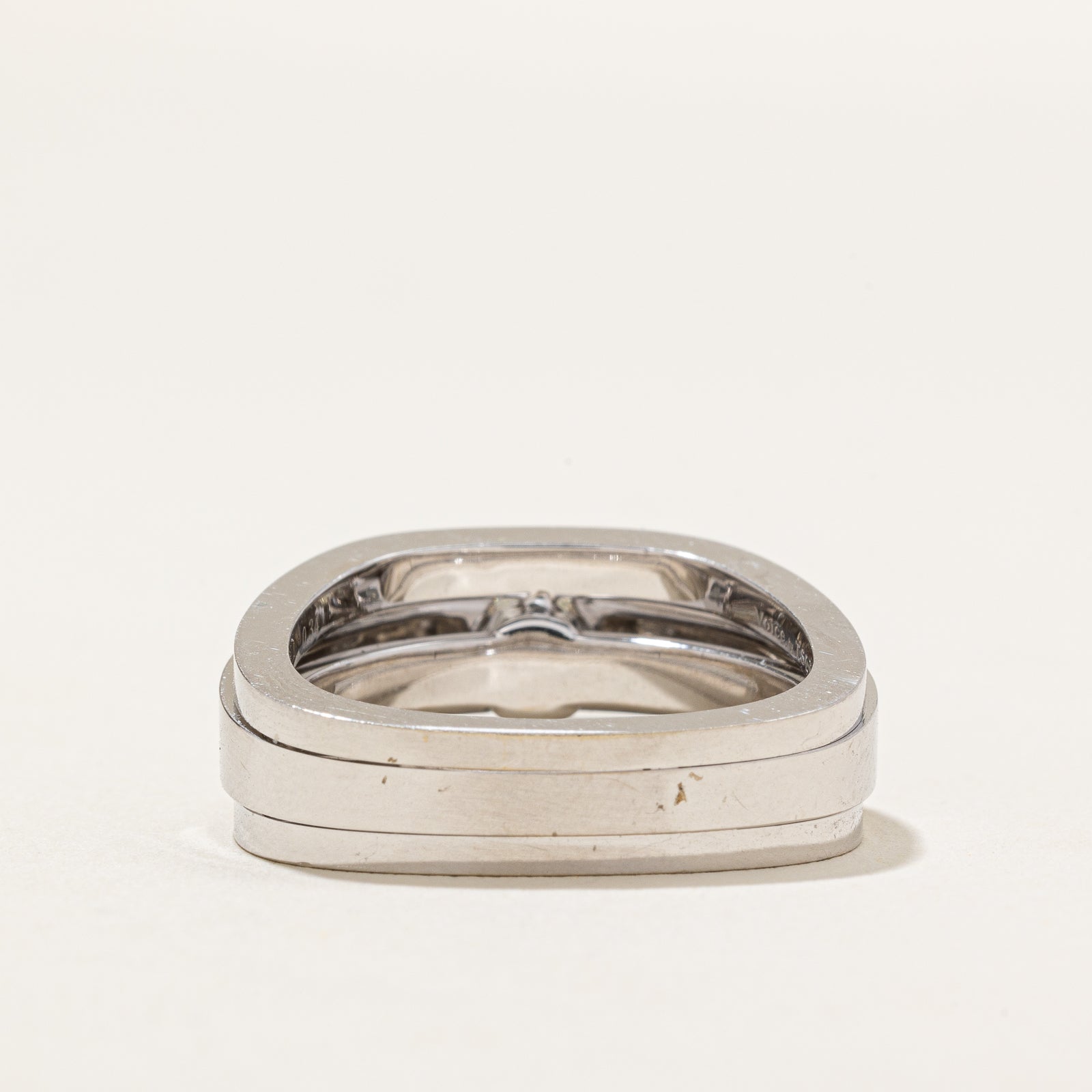 Tension Set Diamond Euro Shank Ring | 0.69ctw | SZ 8