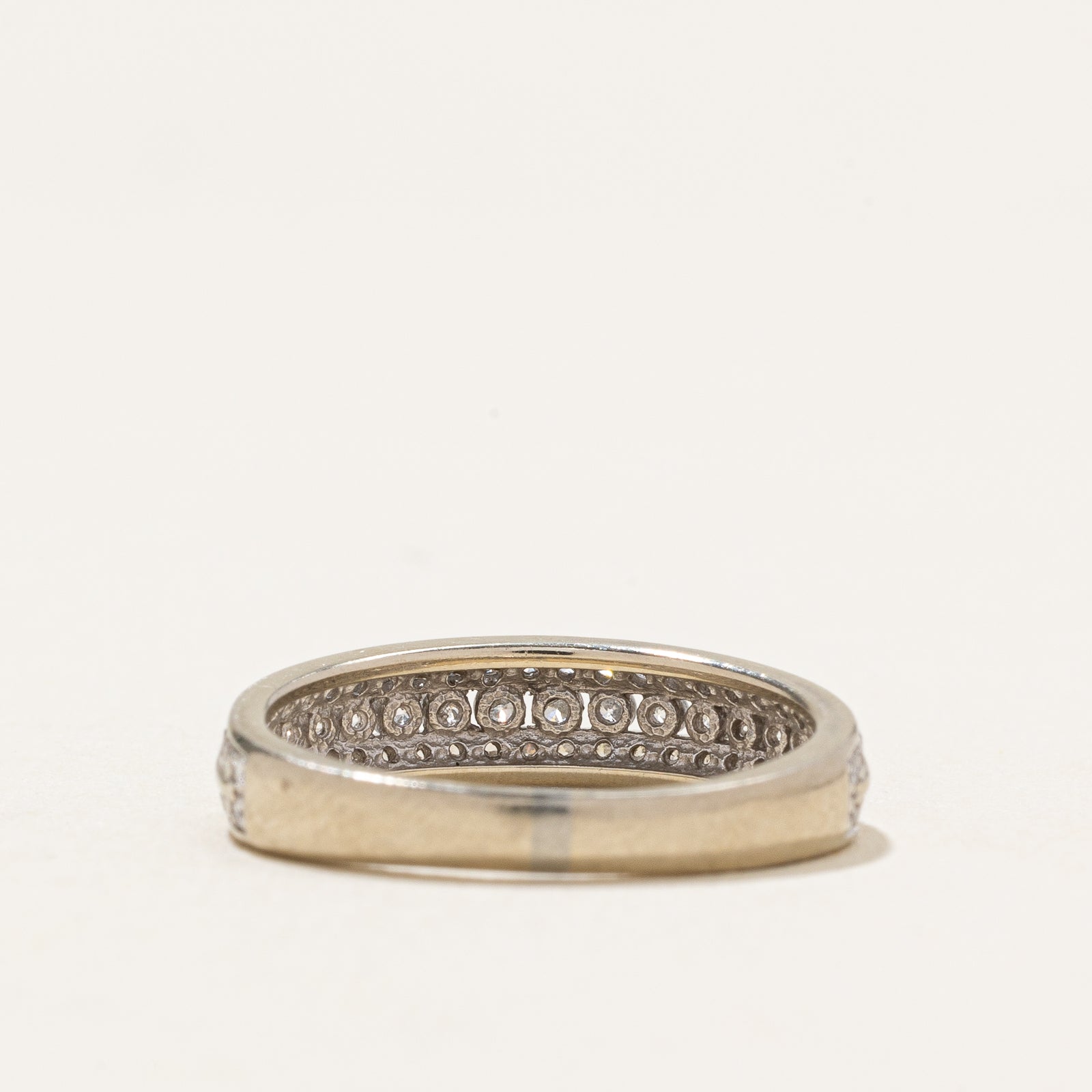 Semi Eternity Triple Row Diamond Band | 0.41ctw | SZ 5