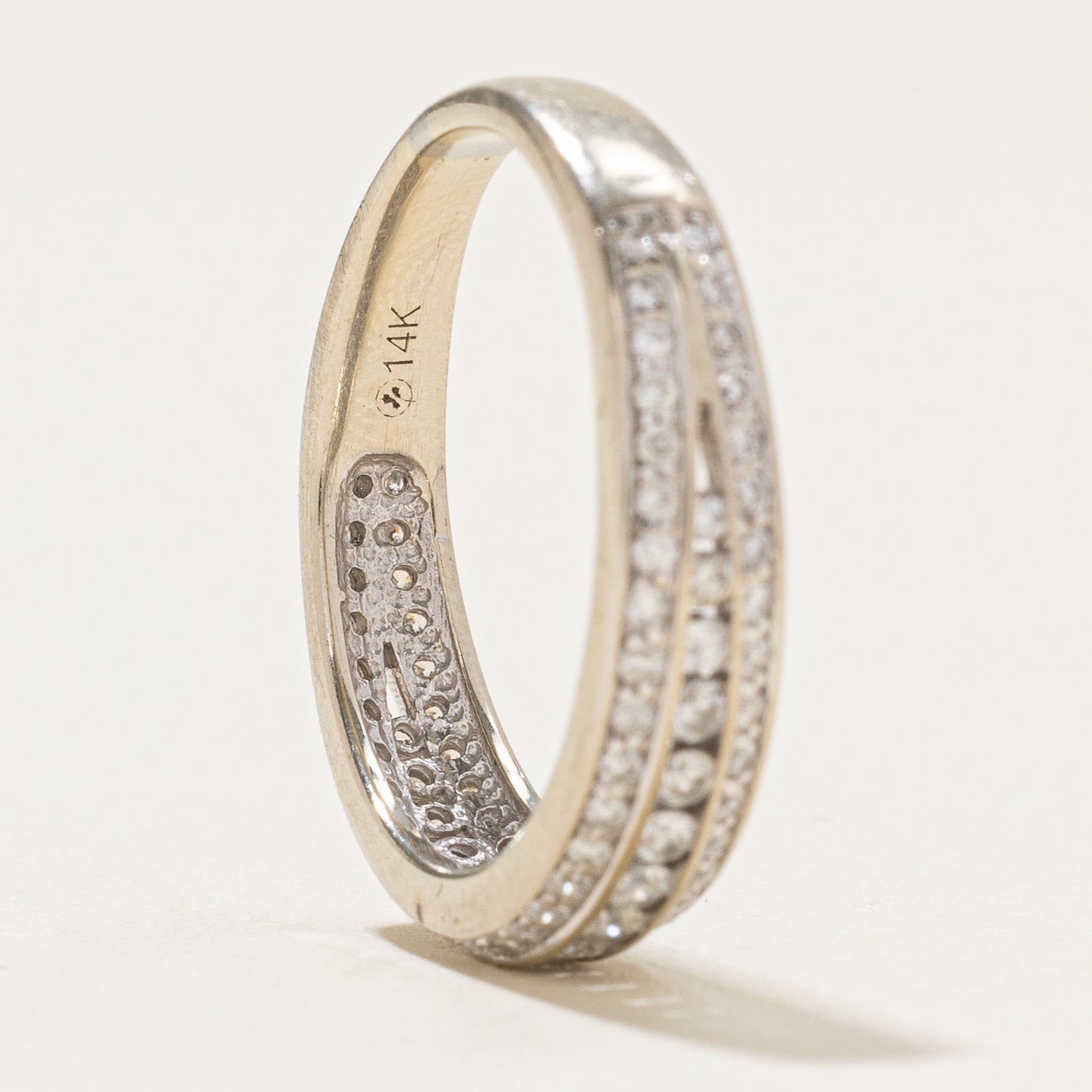 Semi Eternity Triple Row Diamond Band | 0.41ctw | SZ 5