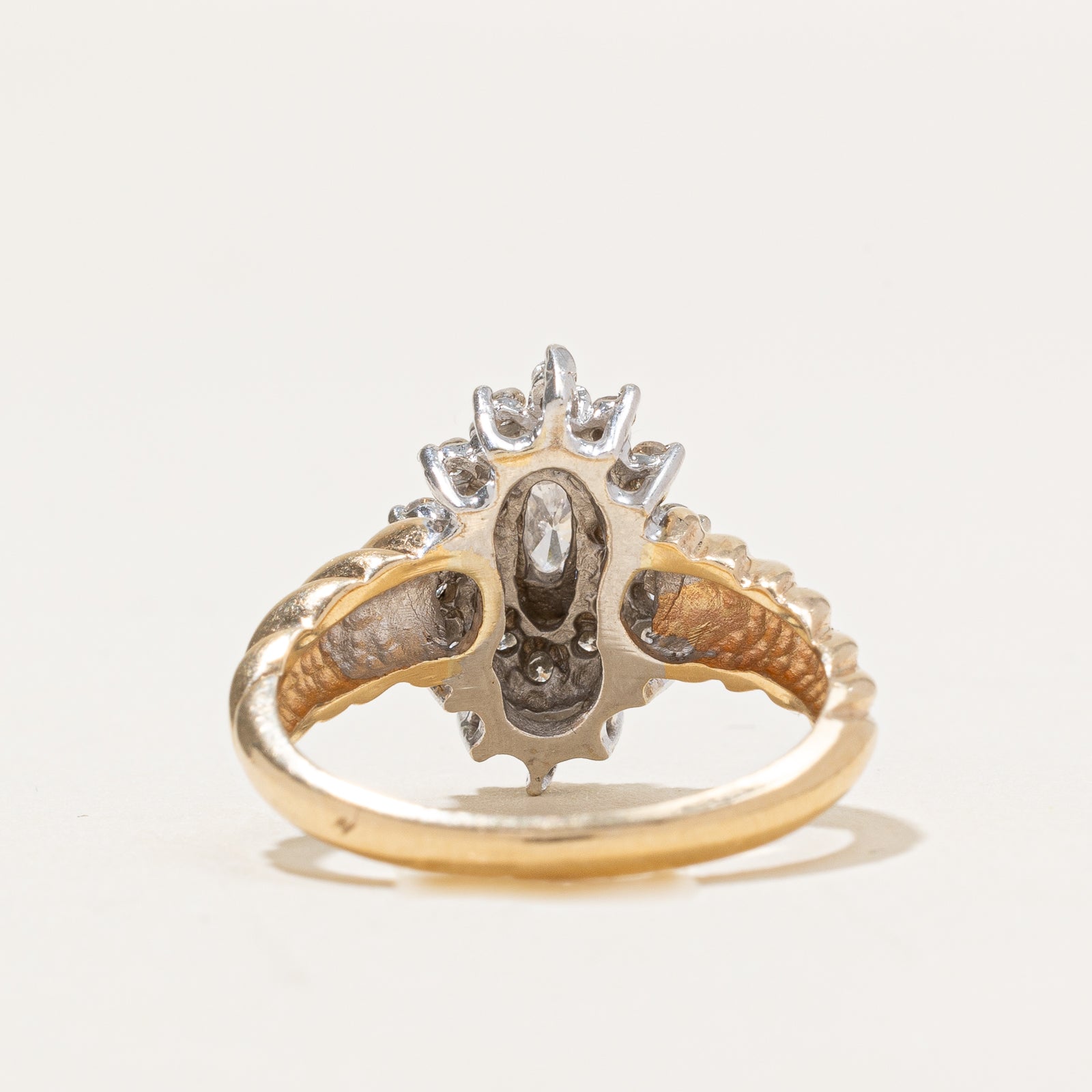 Marquise Cut Diamond Petal Ring | 0.43ctw | SZ 6.75