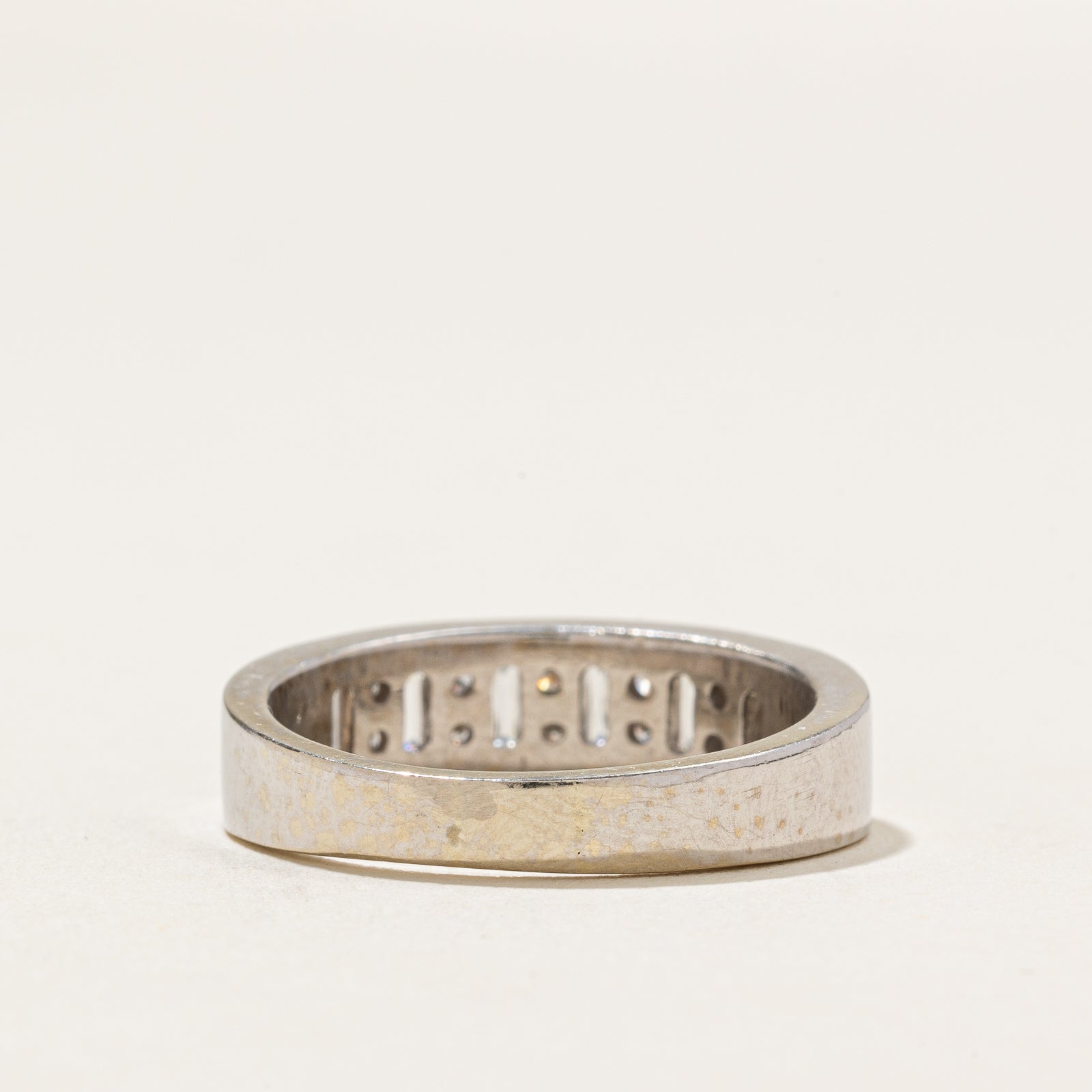 Mixed Cut Semi Eternity Diamond Band | 0.84ctw | SZ 8.25