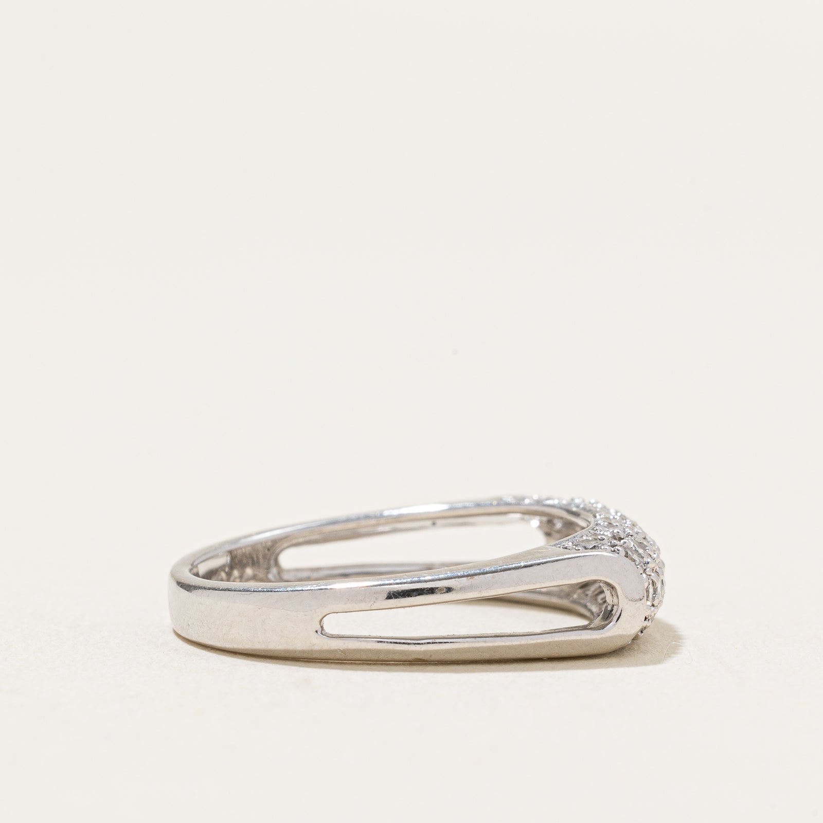 14K Pave Set Diamond Ring | 0.75ctw | SZ 6.75