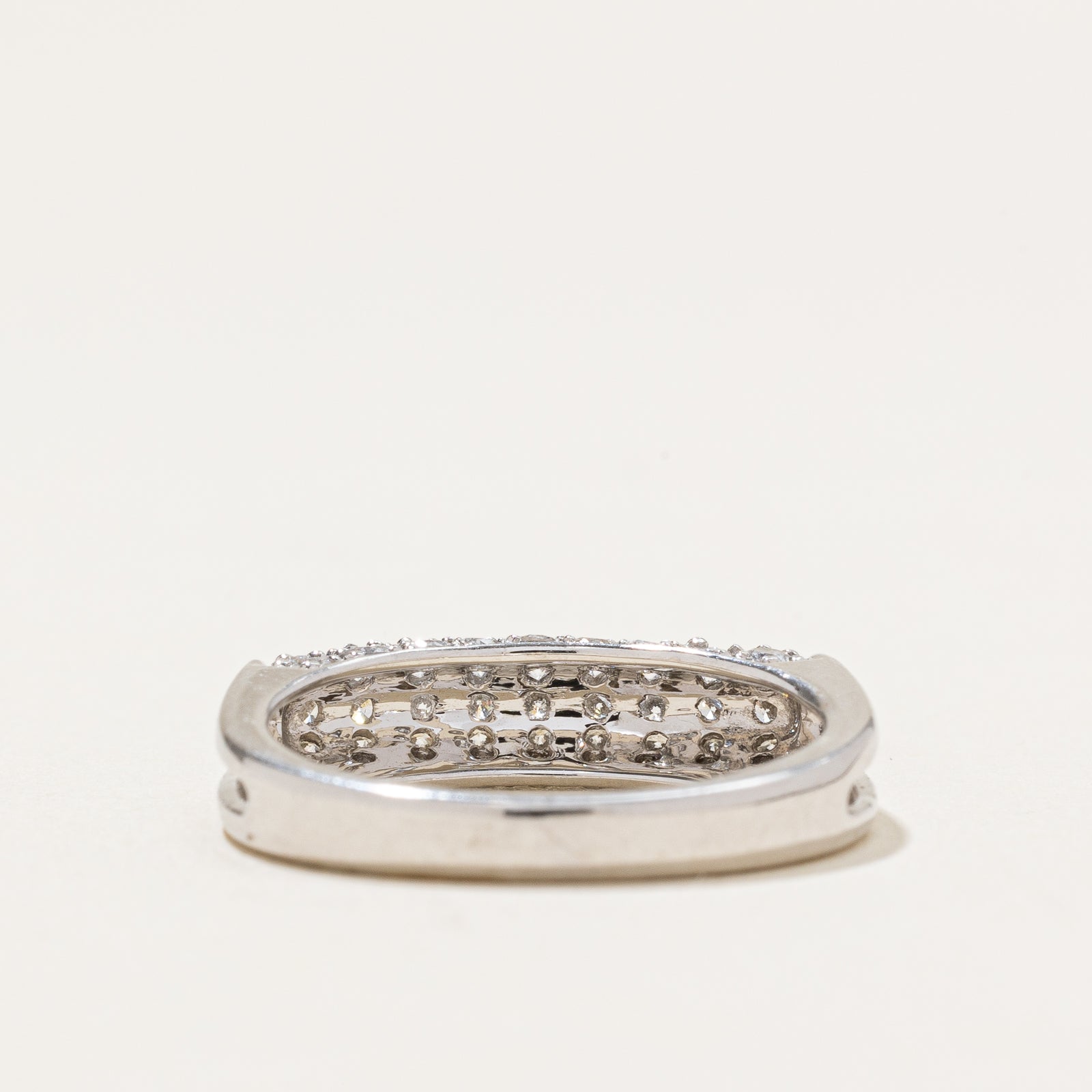 14K Pave Set Diamond Ring | 0.75ctw | SZ 6.75