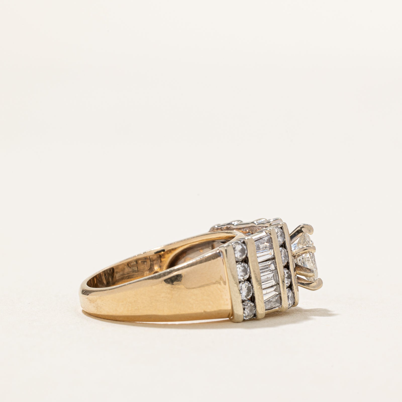 Marquise Cut Diamond Accented Engagement Ring | 1.47ctw | SZ 6.75