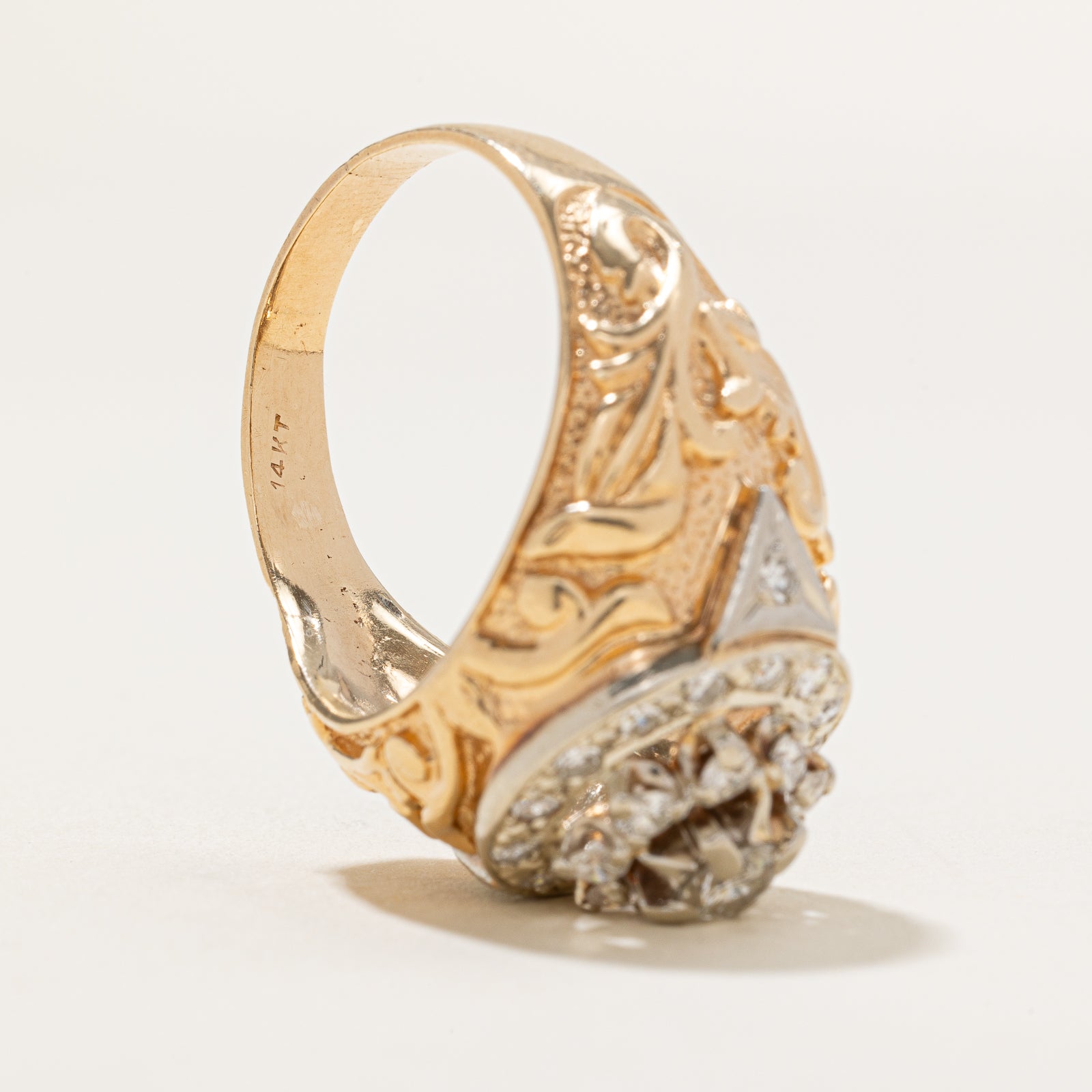 Diamond Double Halo Dome Ring | 1.17ctw | SZ 11.75