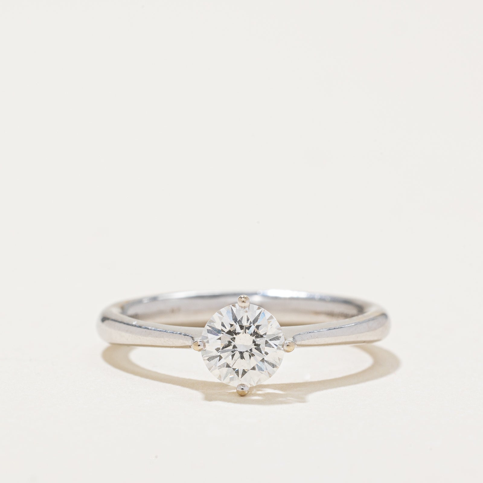 GIA Certified Solitaire Diamond Engagement Ring | 0.53ct | SZ 4.25