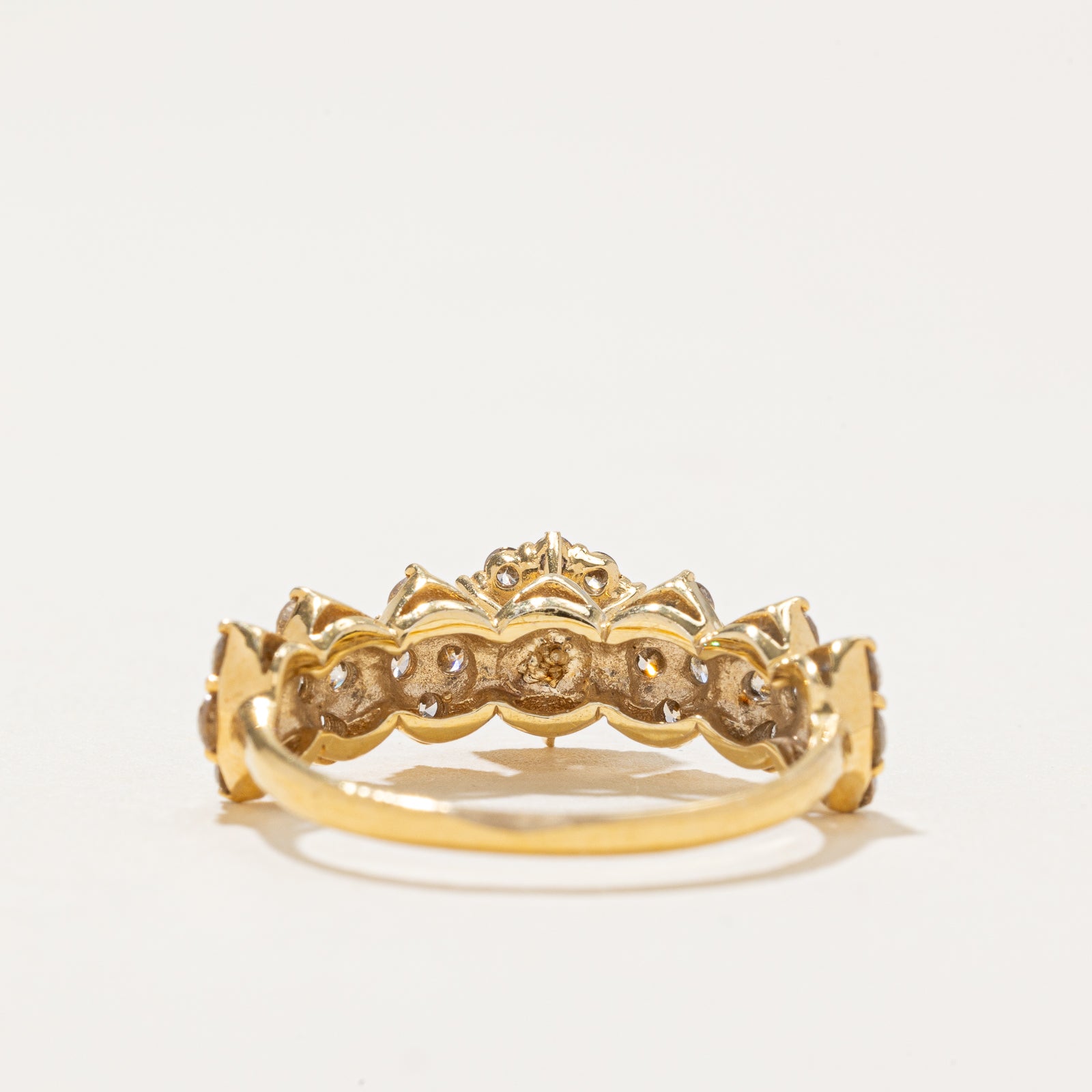 Accented Diamond Halo Ring | 1.00ctw | SZ 6.5