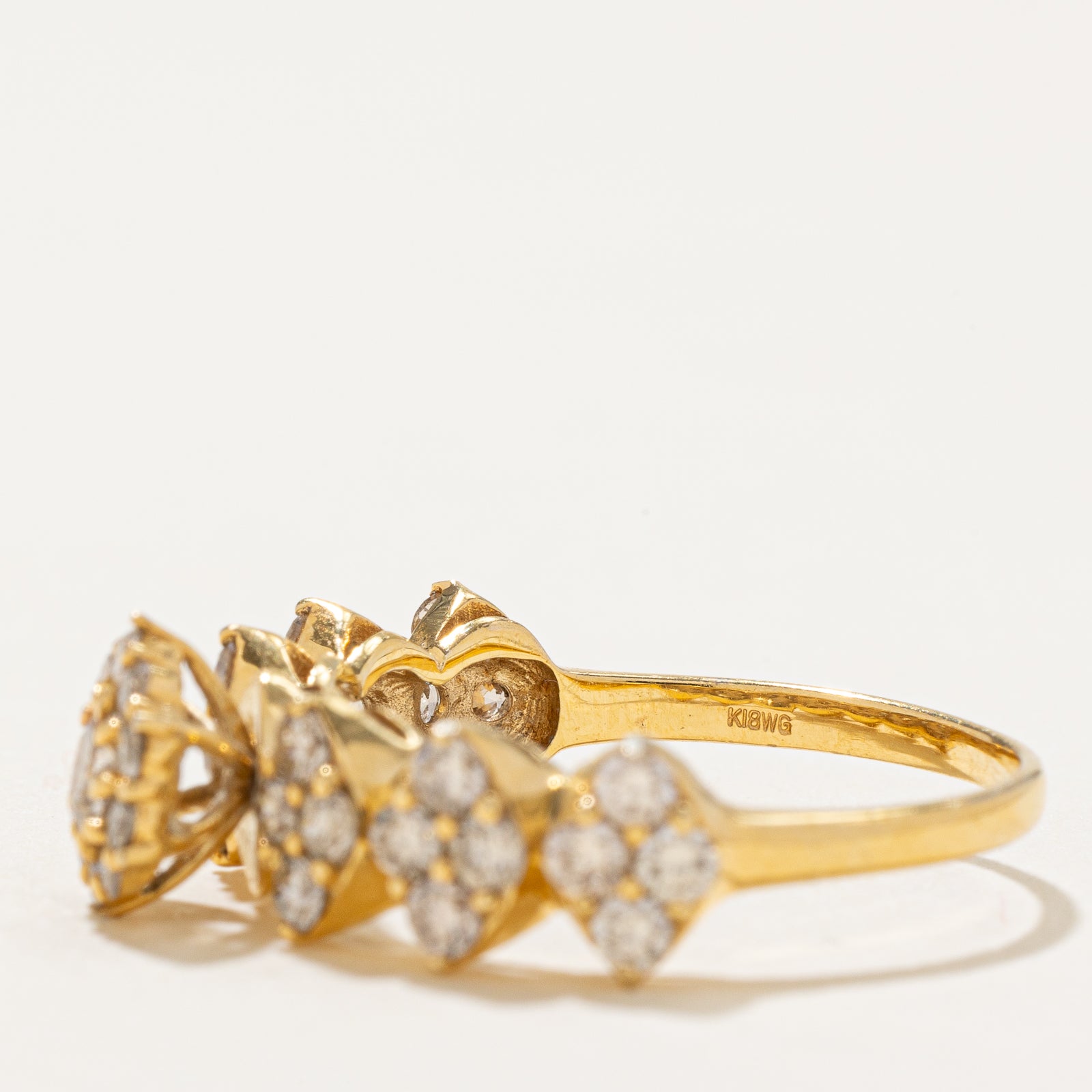 Accented Diamond Halo Ring | 1.00ctw | SZ 6.5
