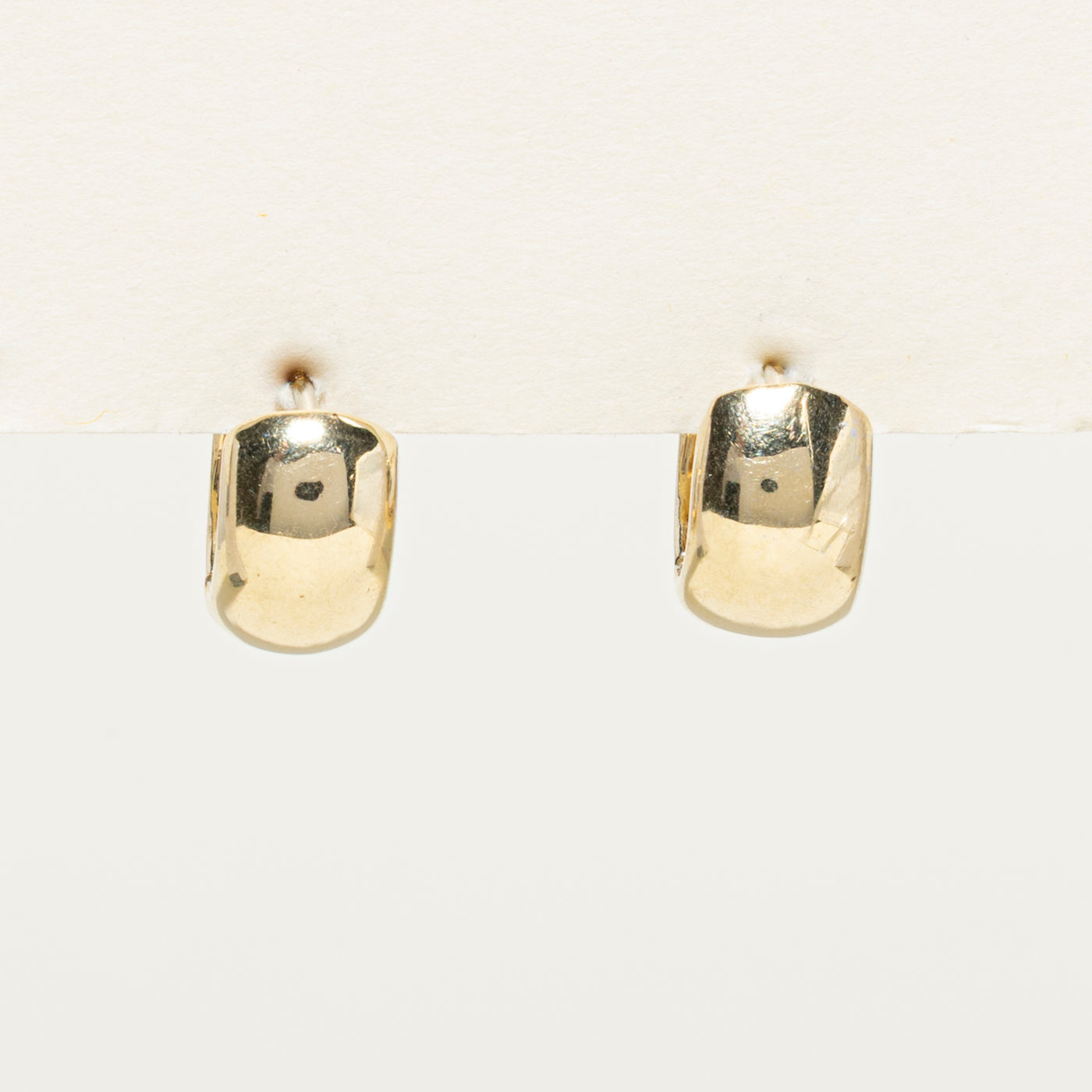 Pave Set Multi Row Diamond Huggie Earrings | 1.05ctw