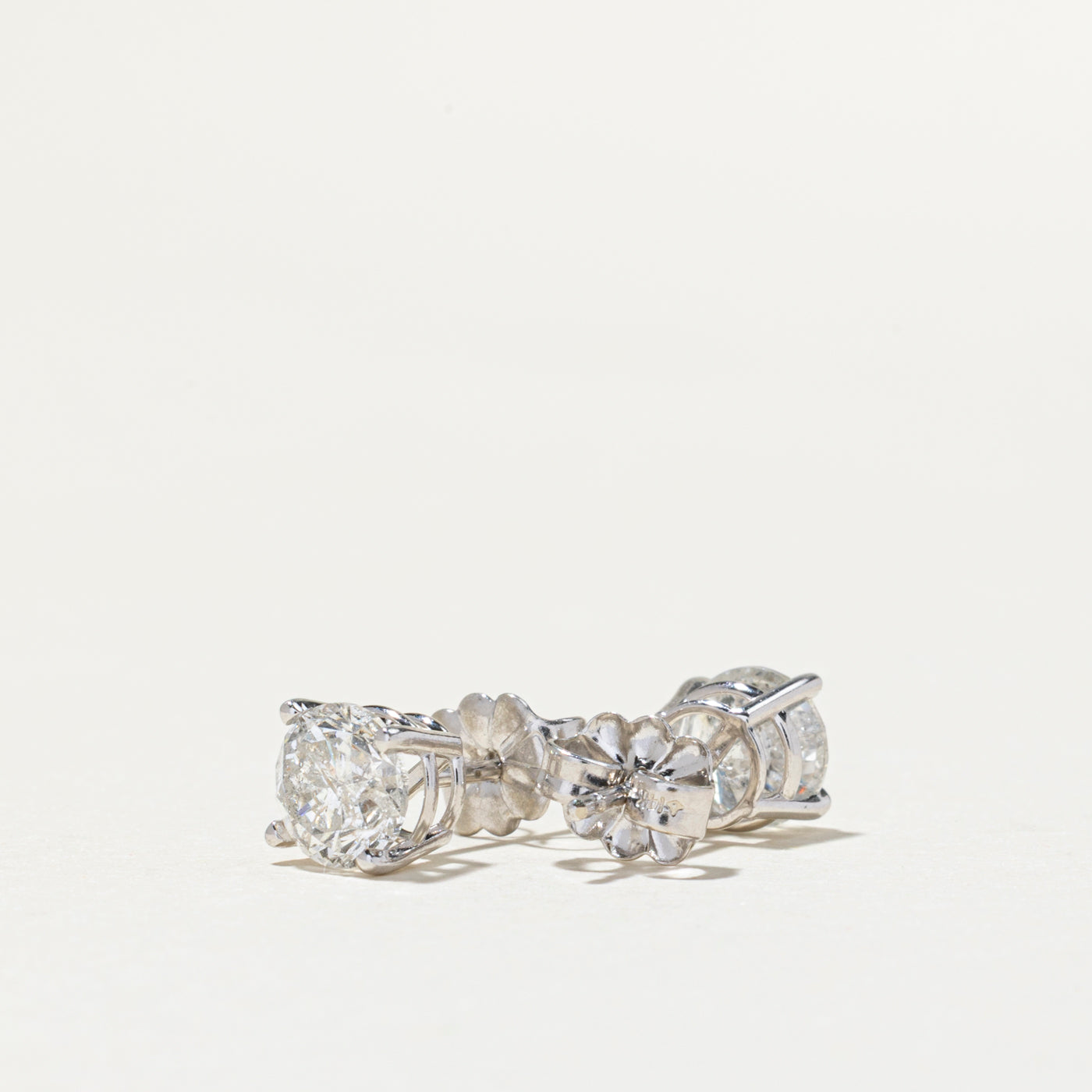 14K Diamond Stud Earrings | I2 G/H | 1.56ctw