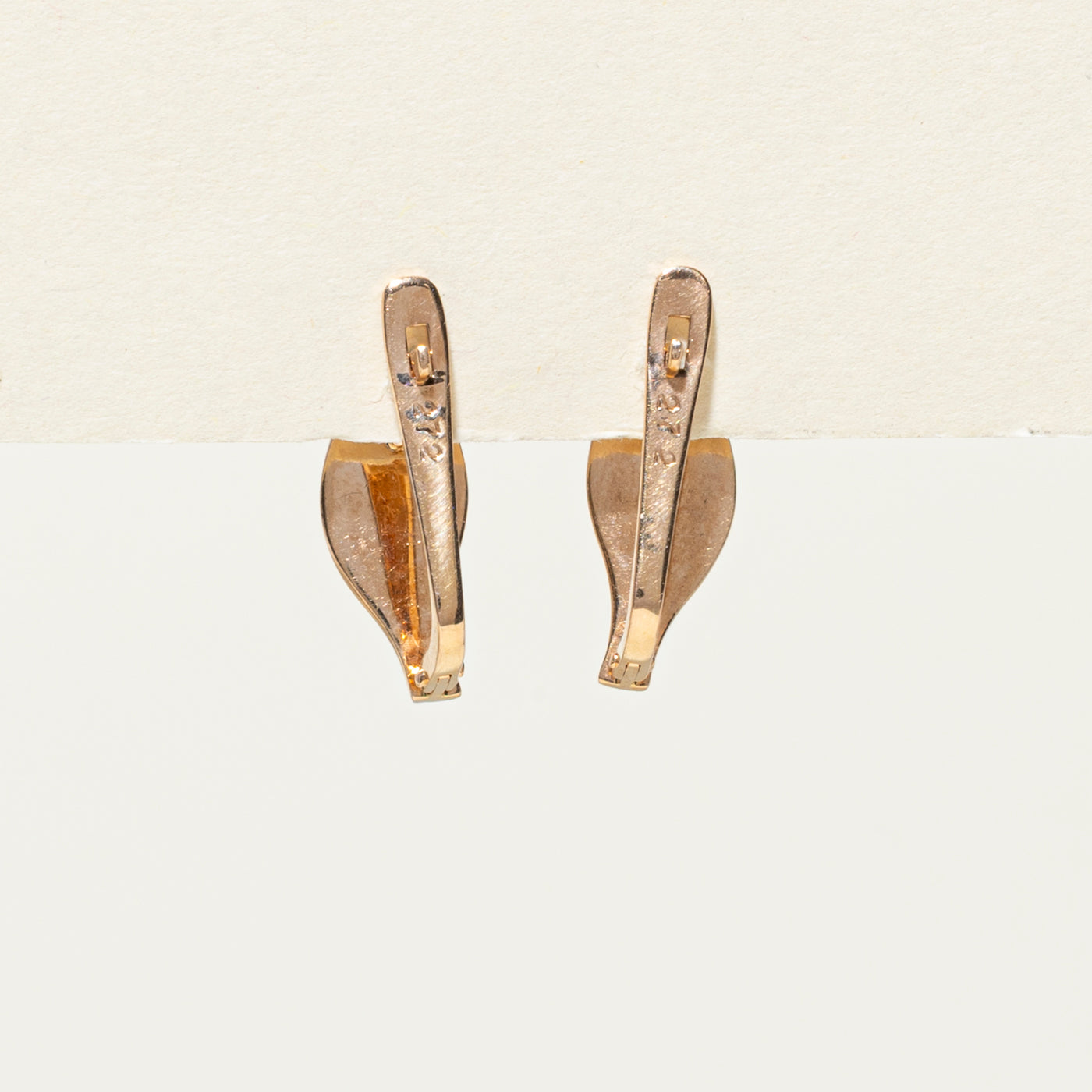 14K Diamond Marquise Shape Stud Earrings | 0.09ctw