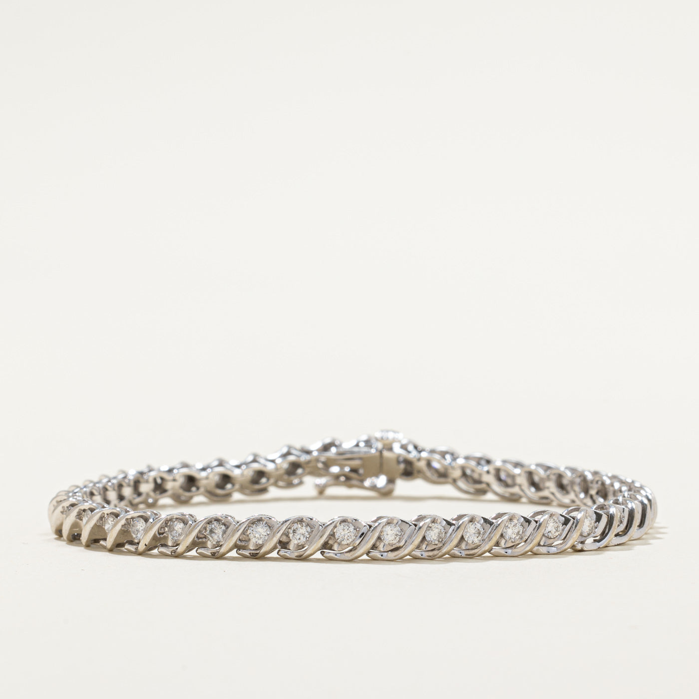 Tension Set Diamond Tennis Bracelet | 1.69ctw | 7.25"