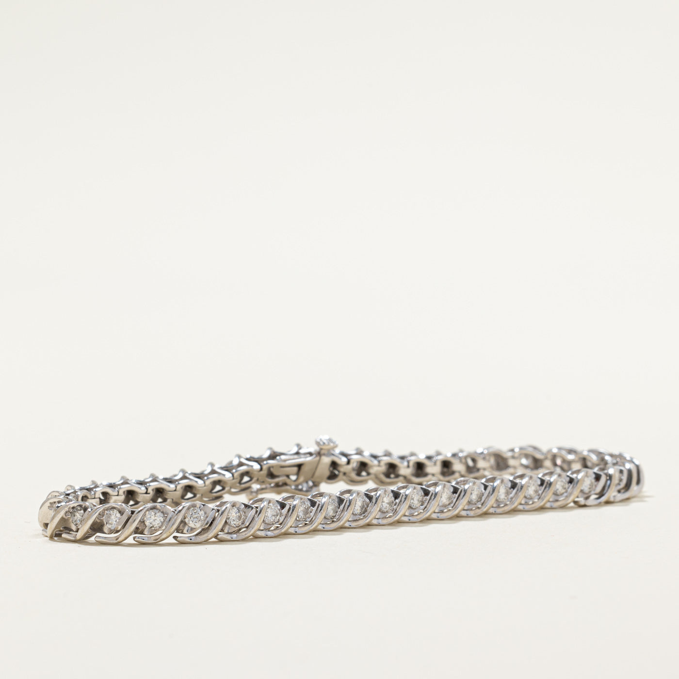 Tension Set Diamond Tennis Bracelet | 1.69ctw | 7.25"