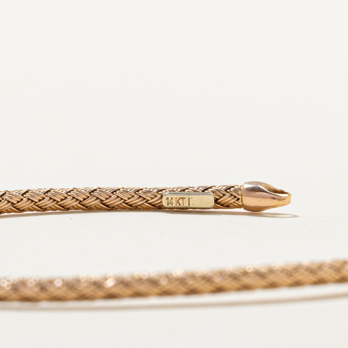 Three Stone Diamond Woven Bracelet | 0.10ctw | 7.25"