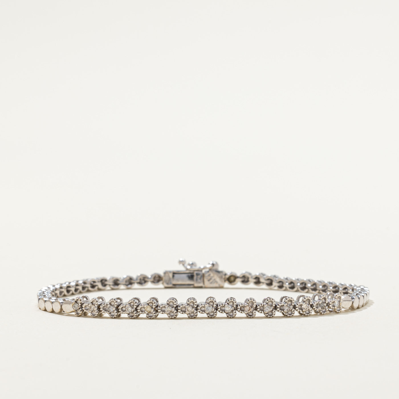 Diamond Circle Link Bracelet | 0.13ctw | 6.75"