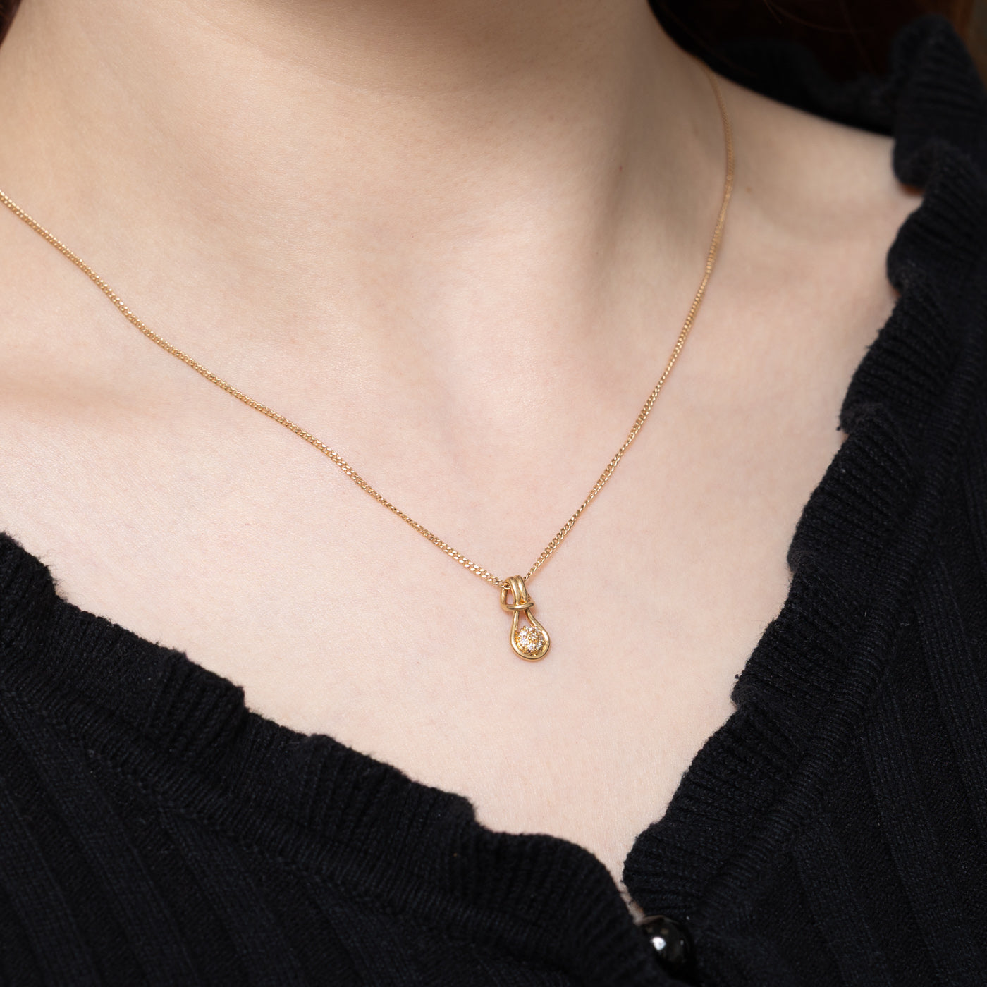 Diamond Cluster Pendant | 0.05ctw