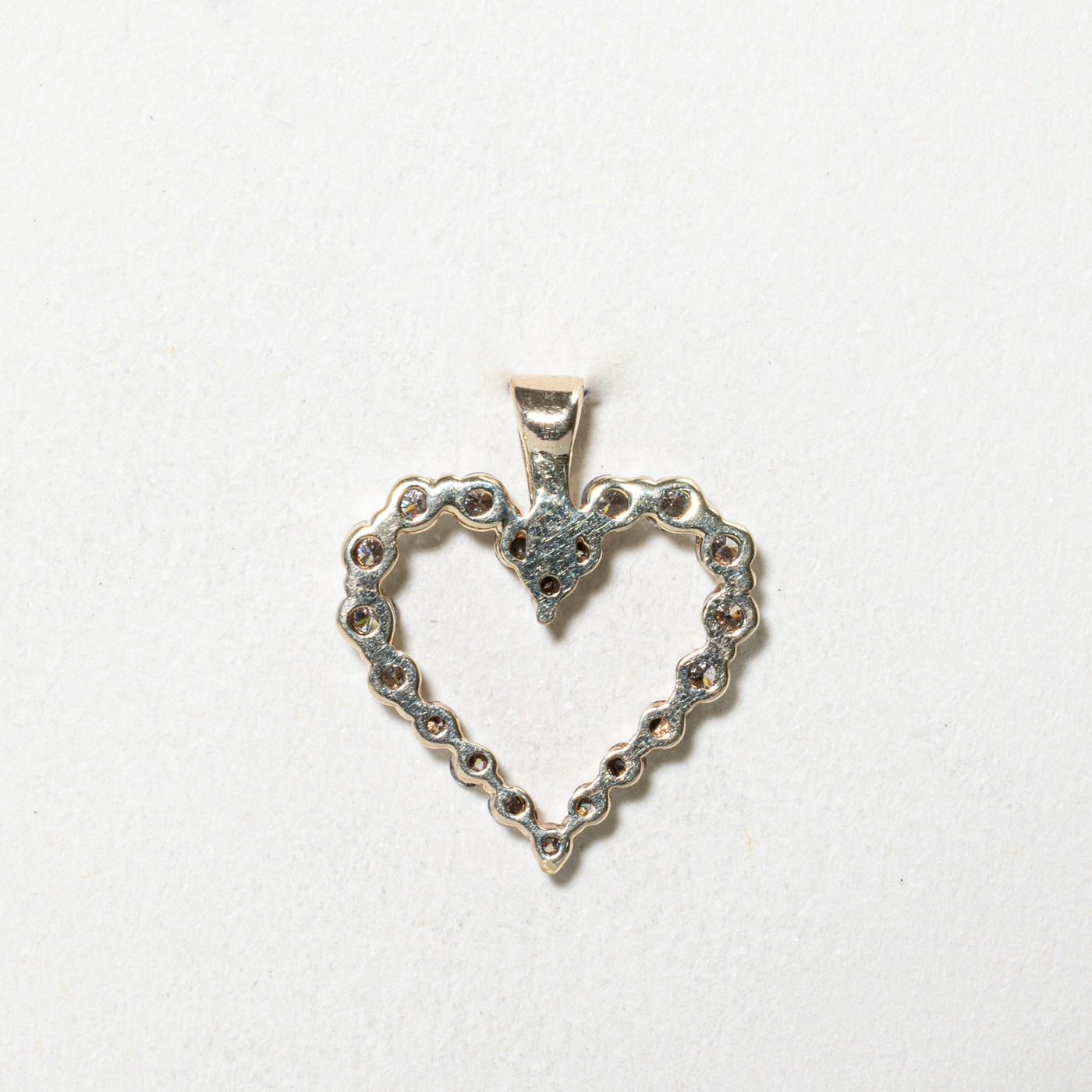 Diamond Open Heart Pendant | 0.50ctw