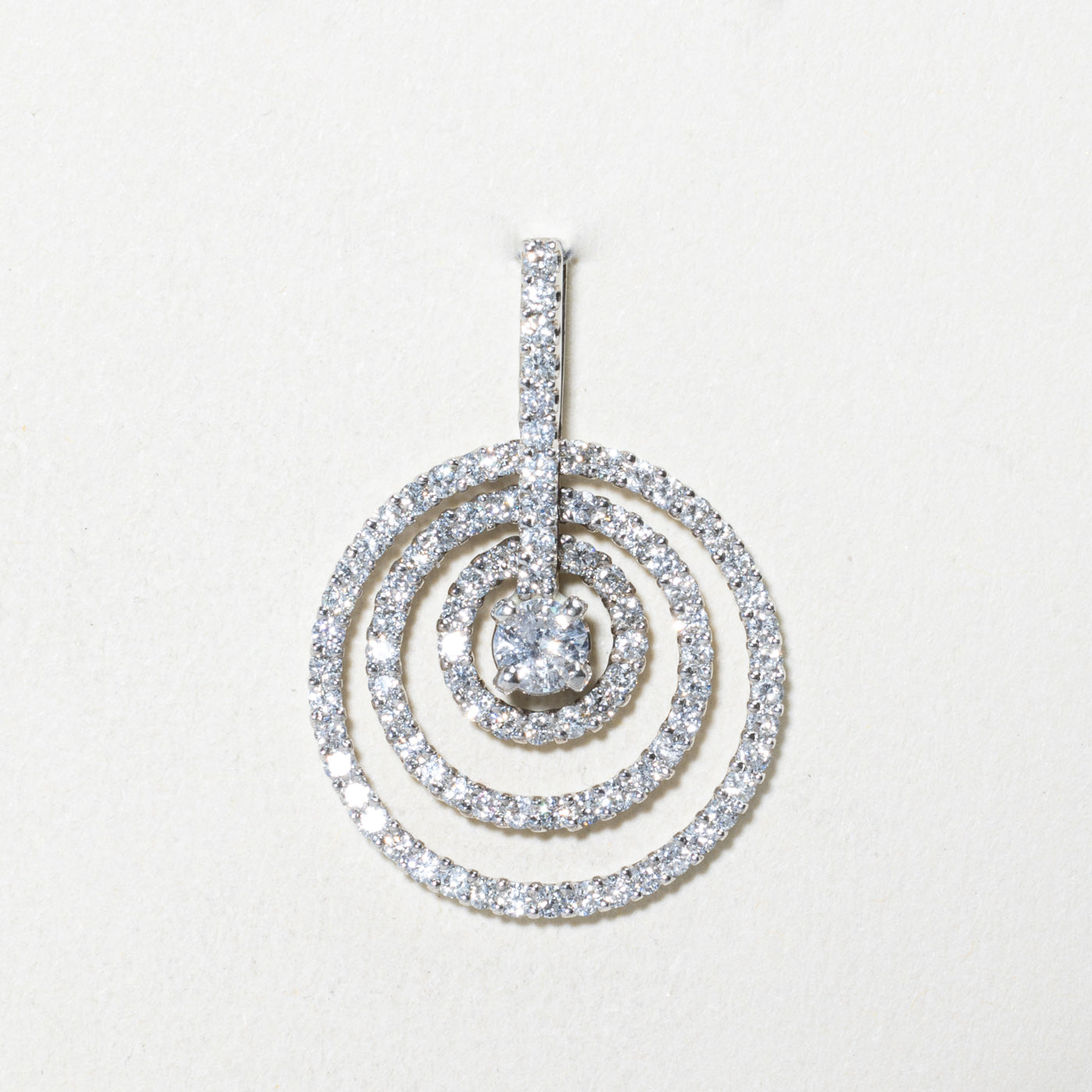 Diamond Multi Circle Pendant | 0.91ctw