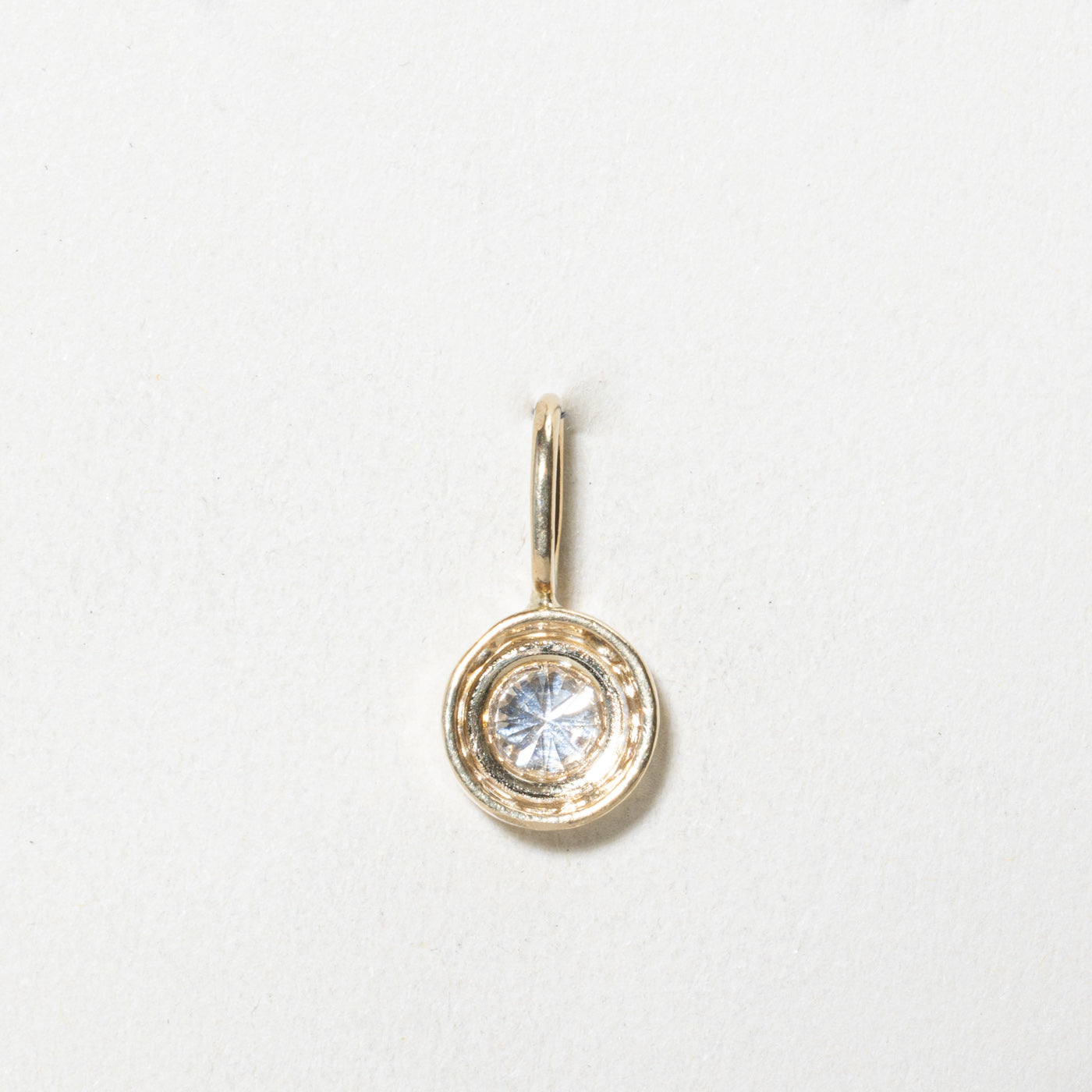 Solitaire Bezel Set Diamond Pendant | 0.39ct