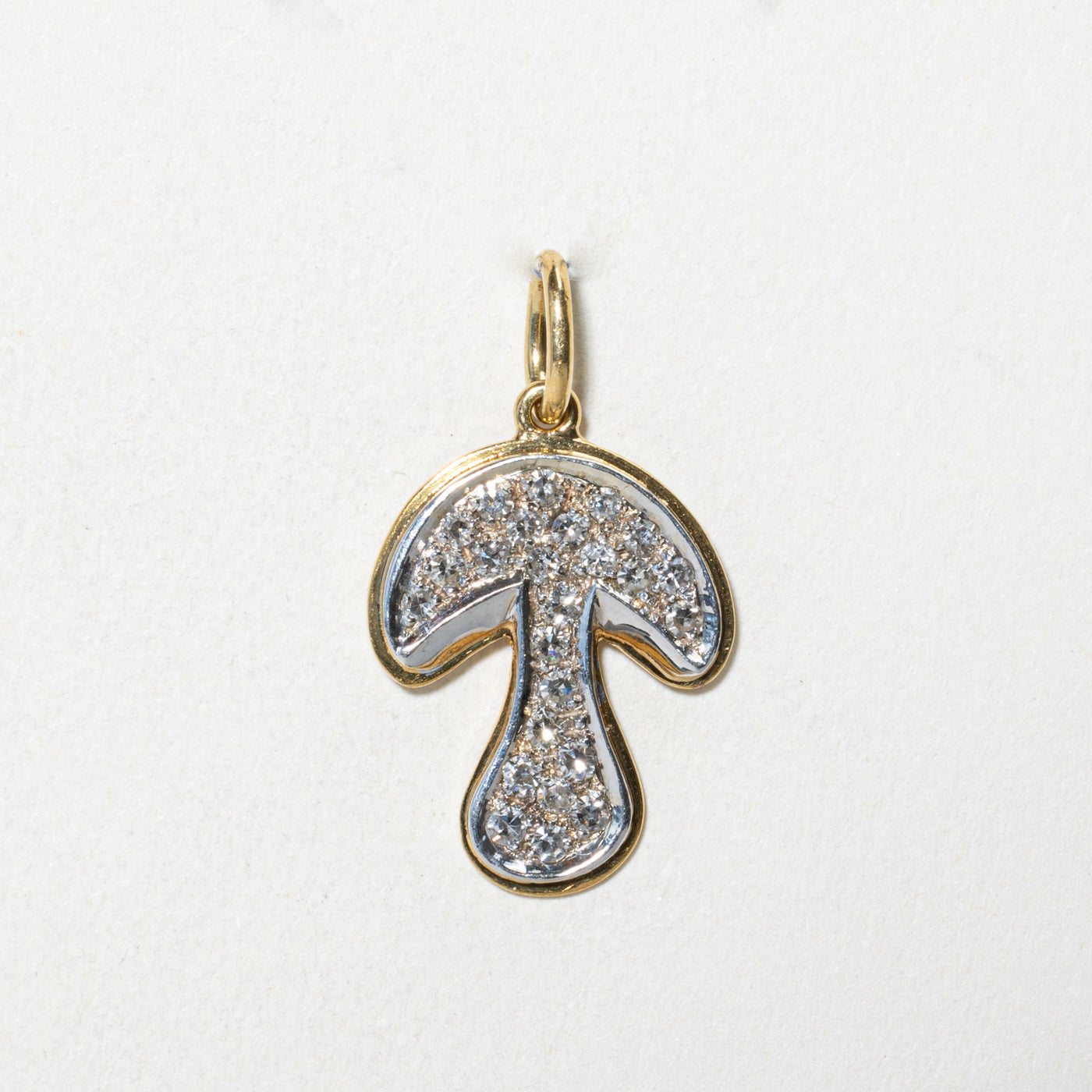 Pendentif champignon en diamants | 0,35 ct