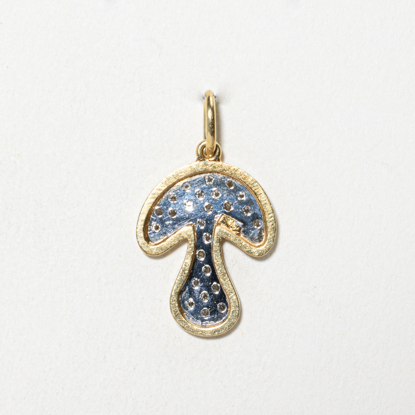 Diamond Mushroom Pendant | 0.35ctw