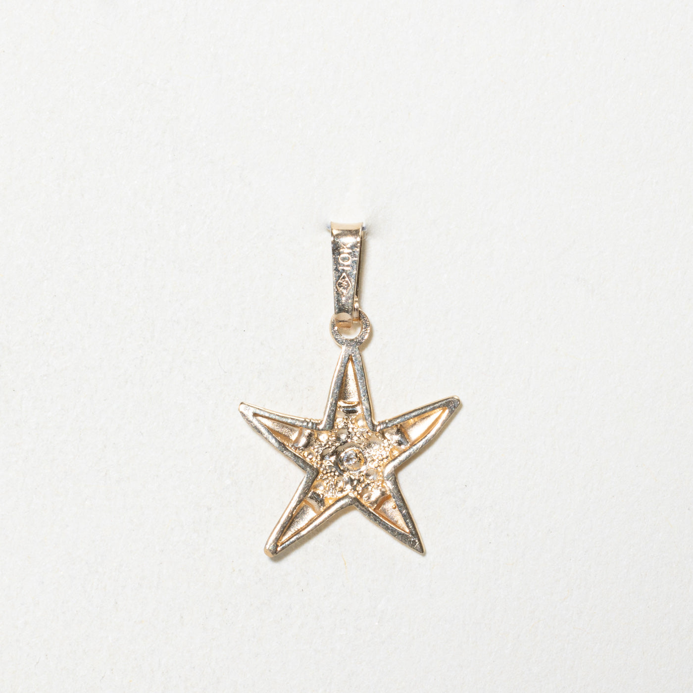 Diamond Star Fish Pendant | 0.005ct