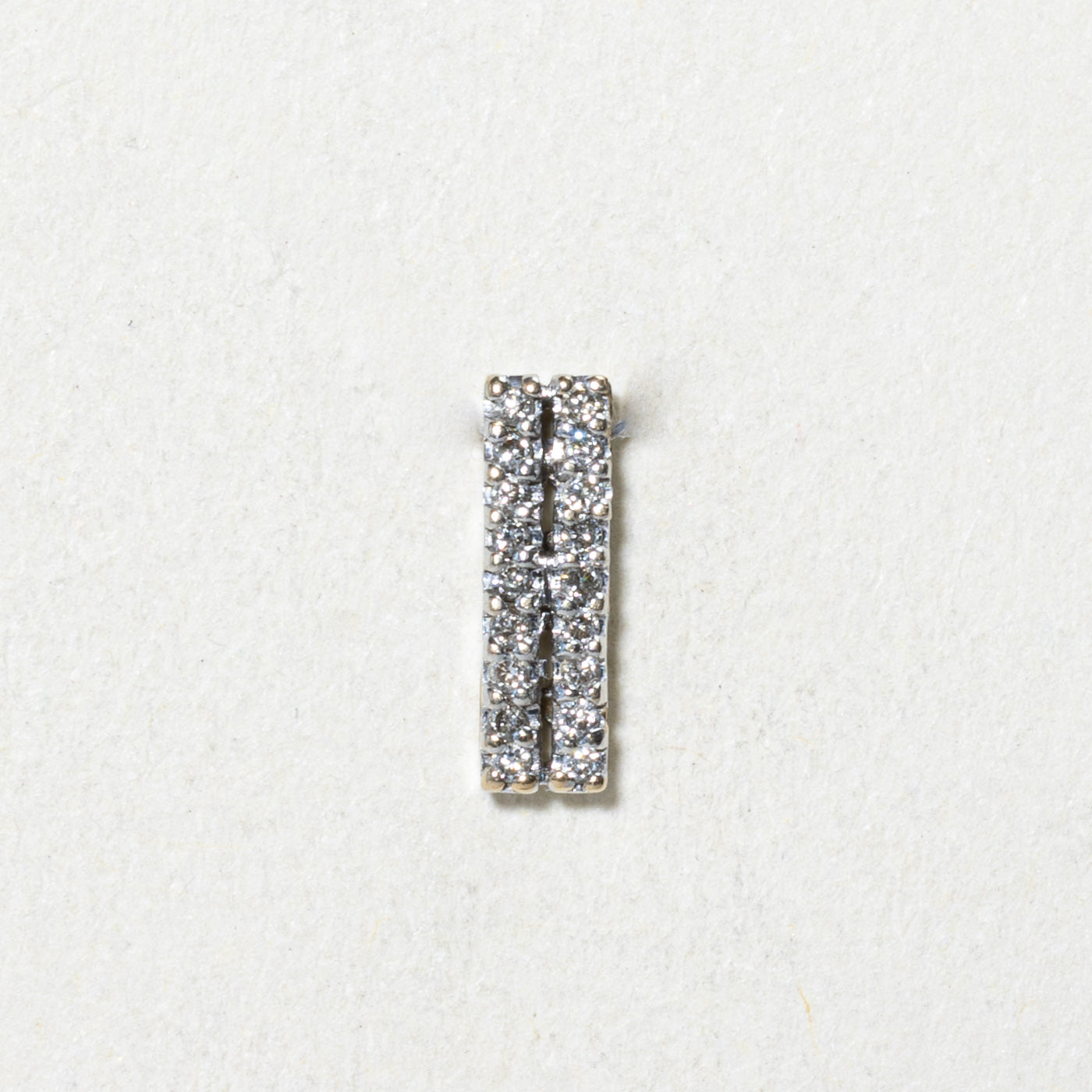 Diamond Double Column Pendant | 0.07ctw