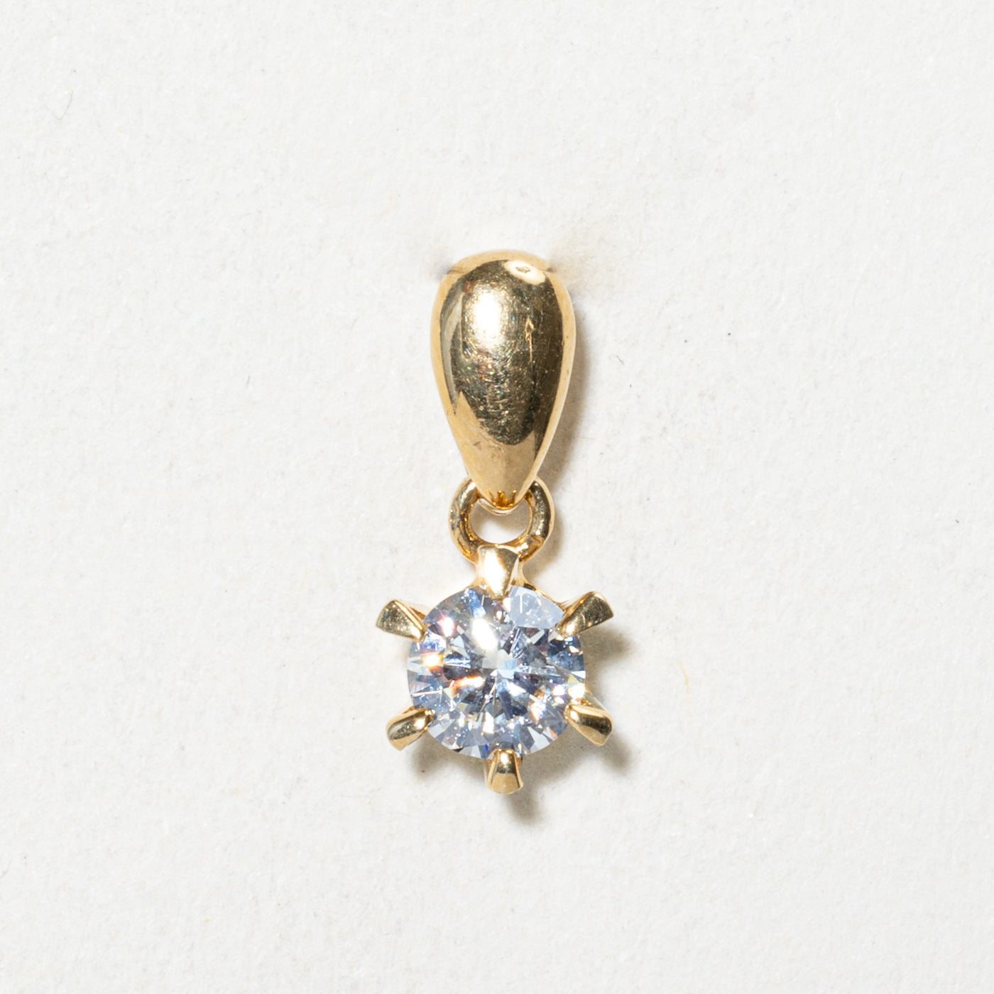 Solitaire Diamond Pendant | 0.42ct