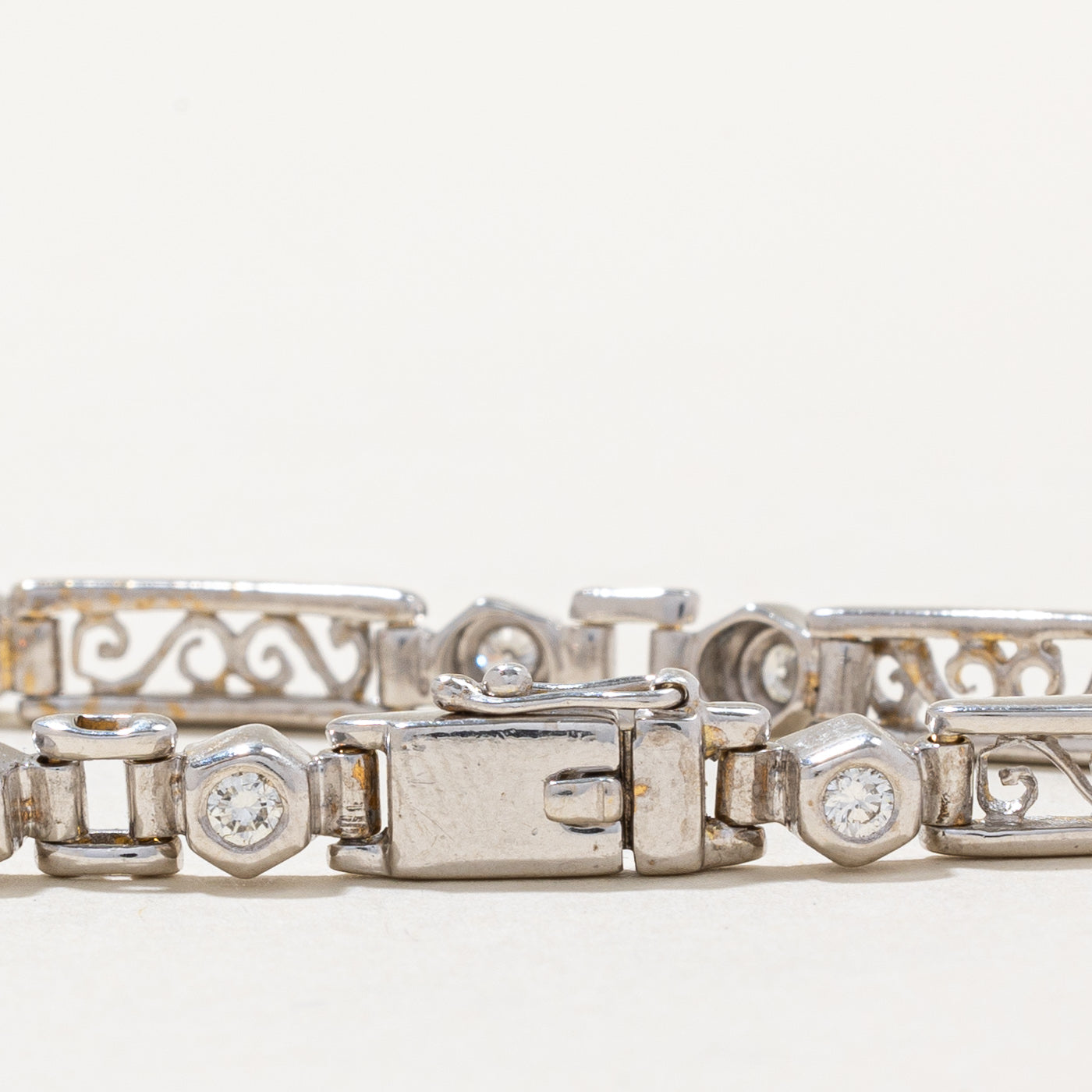 Bezel Set Diamond Bracelet | 0.50ctw | 6.25" |