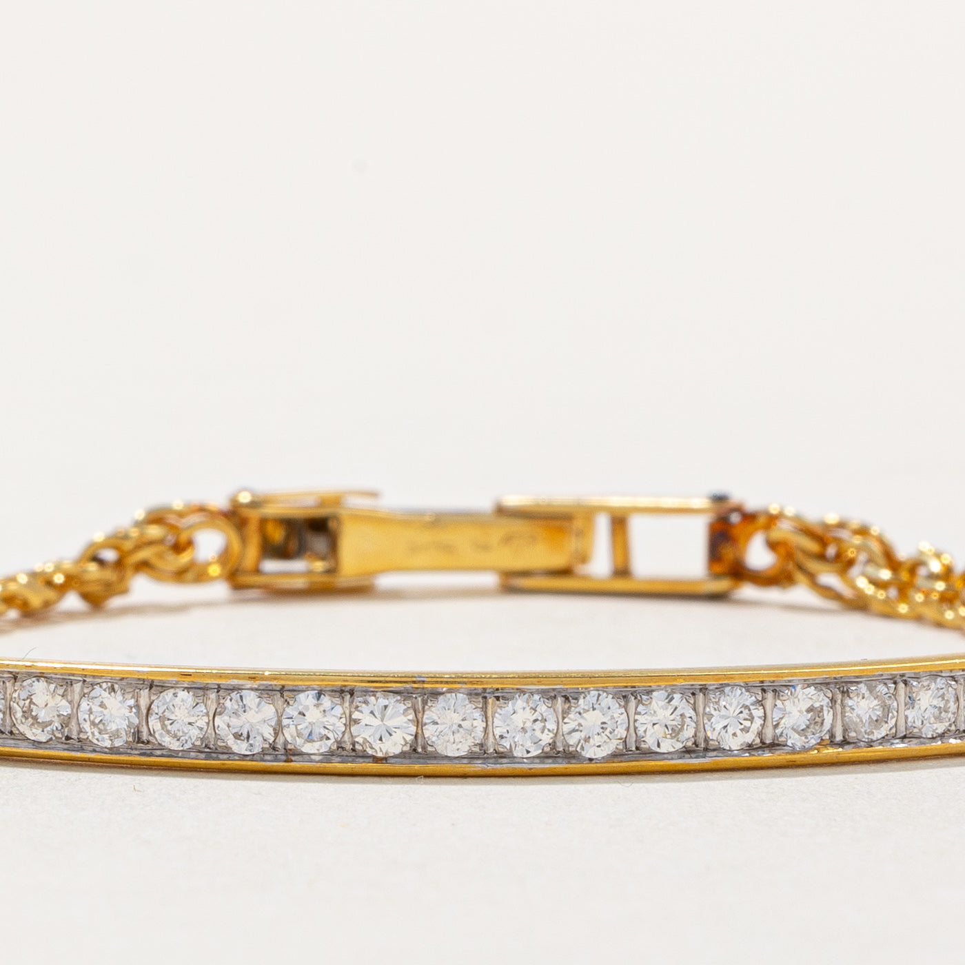 Diamond Row Bracelet | 0.80ctw | 6.25" |