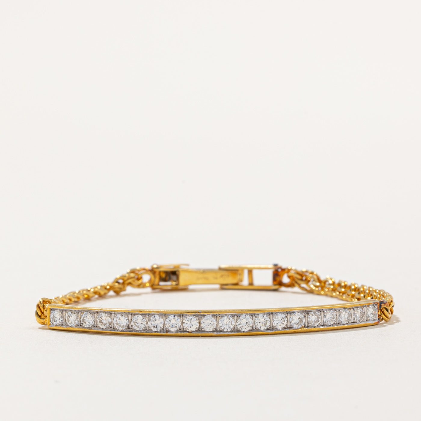 Diamond Row Bracelet | 0.80ctw | 6.25" |