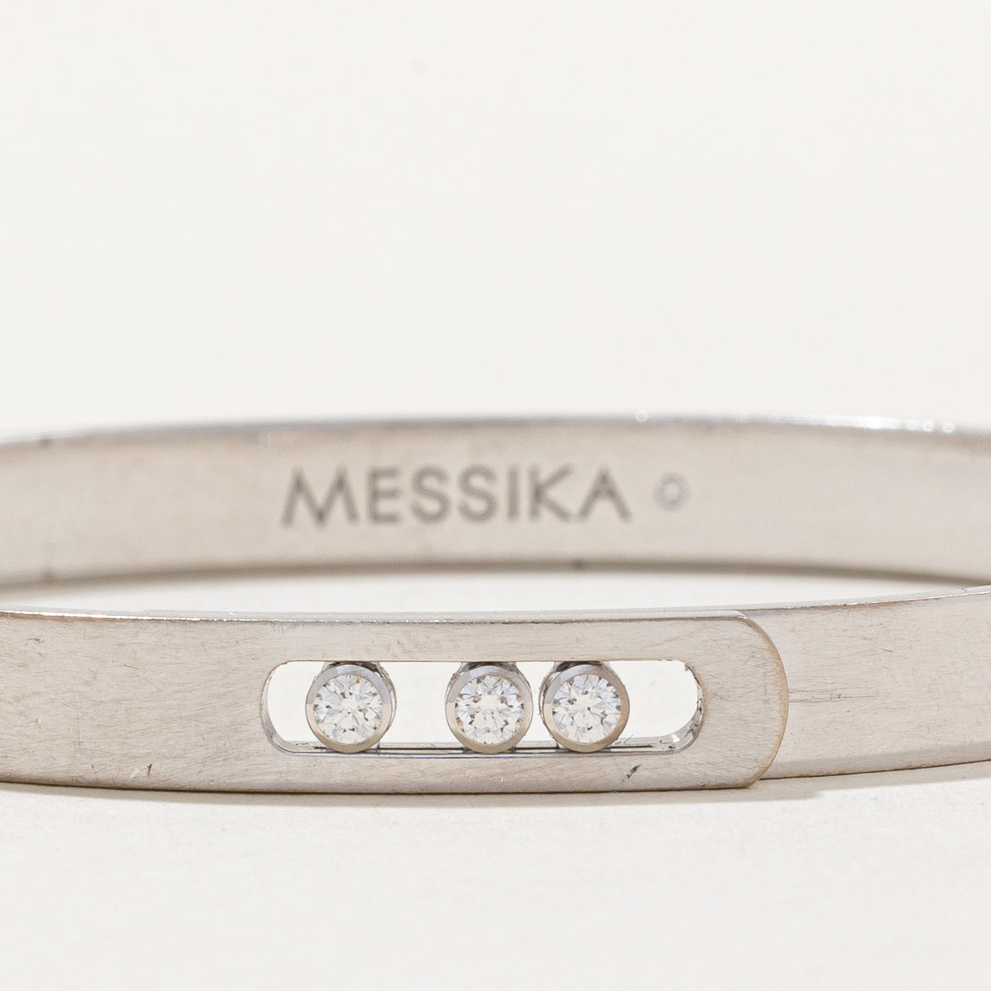 'Messika' Sliding Diamond Bracelet | 0.21ctw | 7" |