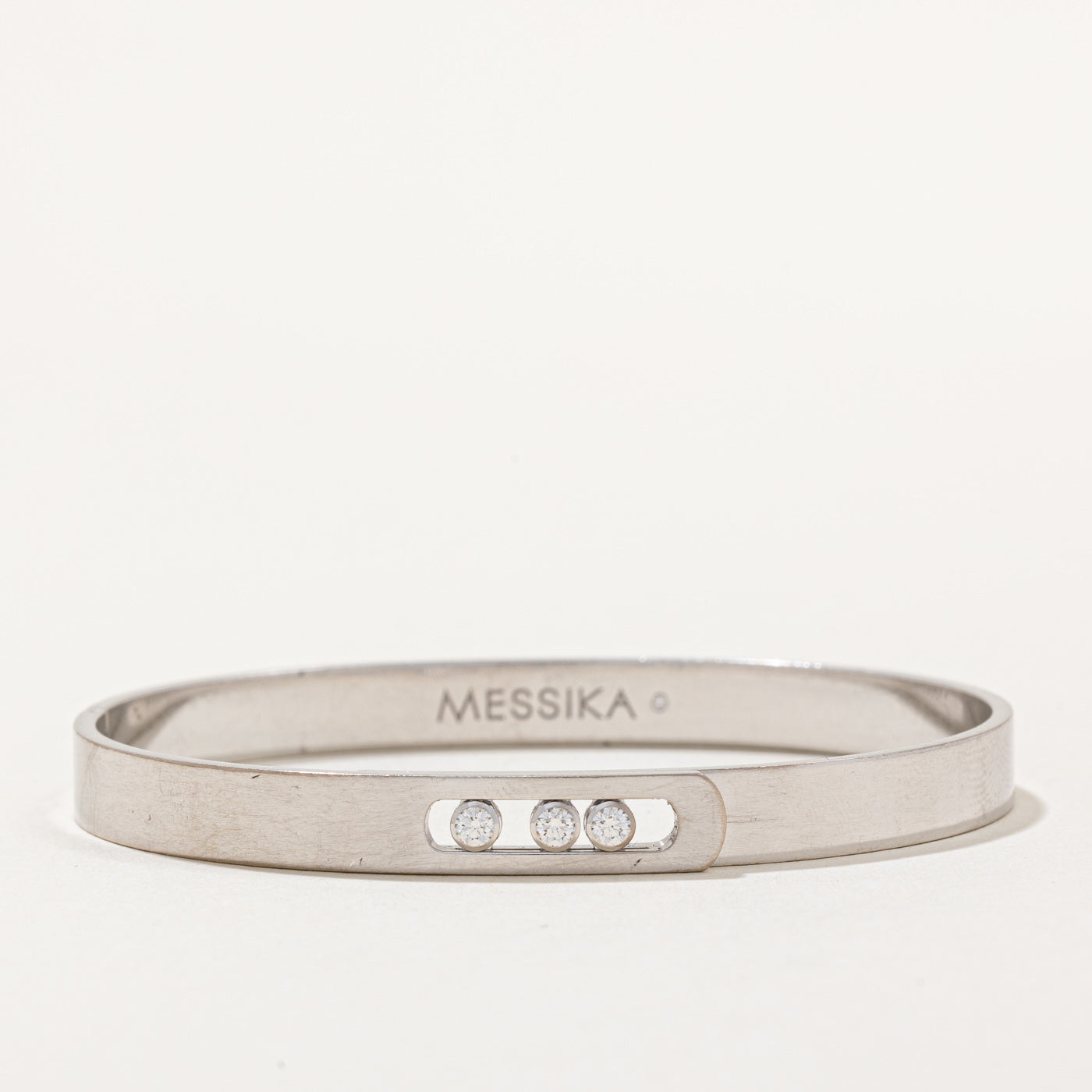 'Messika' Sliding Diamond Bracelet | 0.21ctw | 7" |