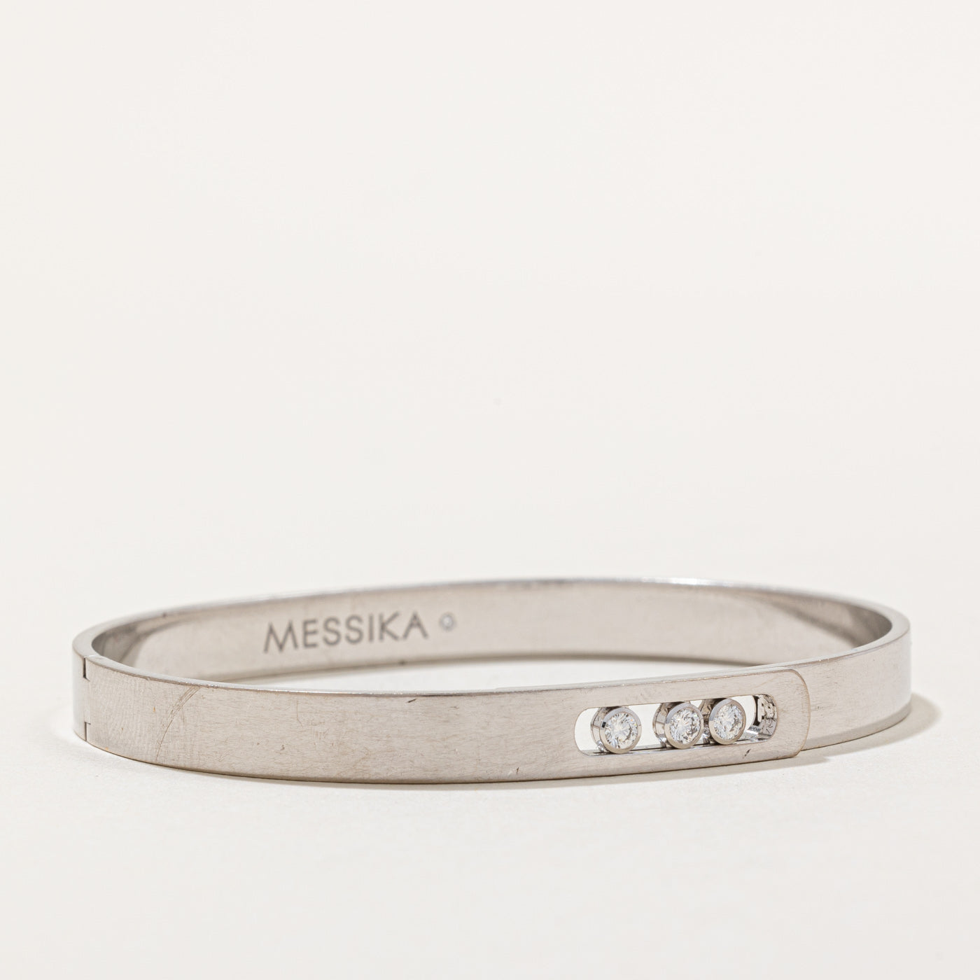 'Messika' Sliding Diamond Bracelet | 0.21ctw | 7" |