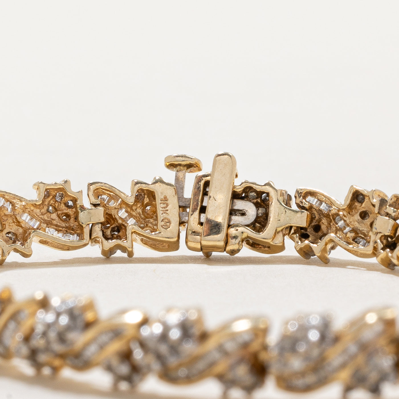 Bracelet vintage en diamants taille multiple | 2,35 ct | 17,8 cm |