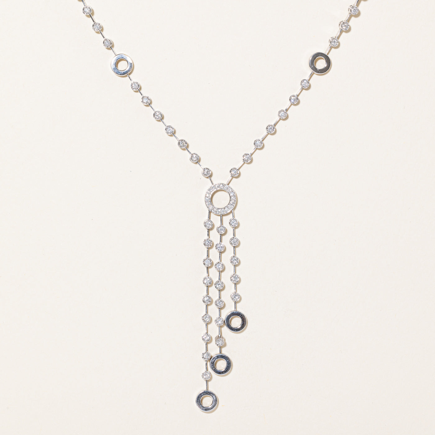 Diamond Drop Necklace | 0.80ctw | 18" |