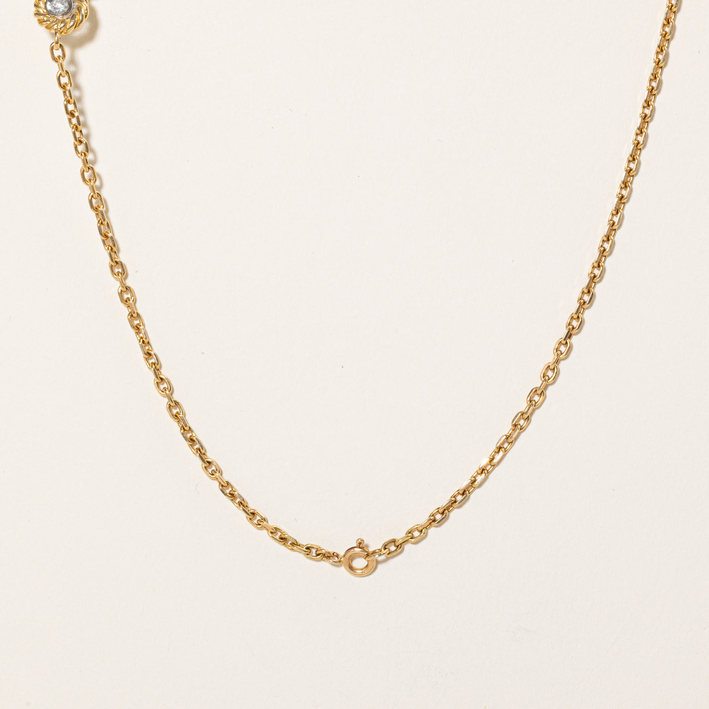 Diamond Link Necklace | 0.33ctw | 18" |