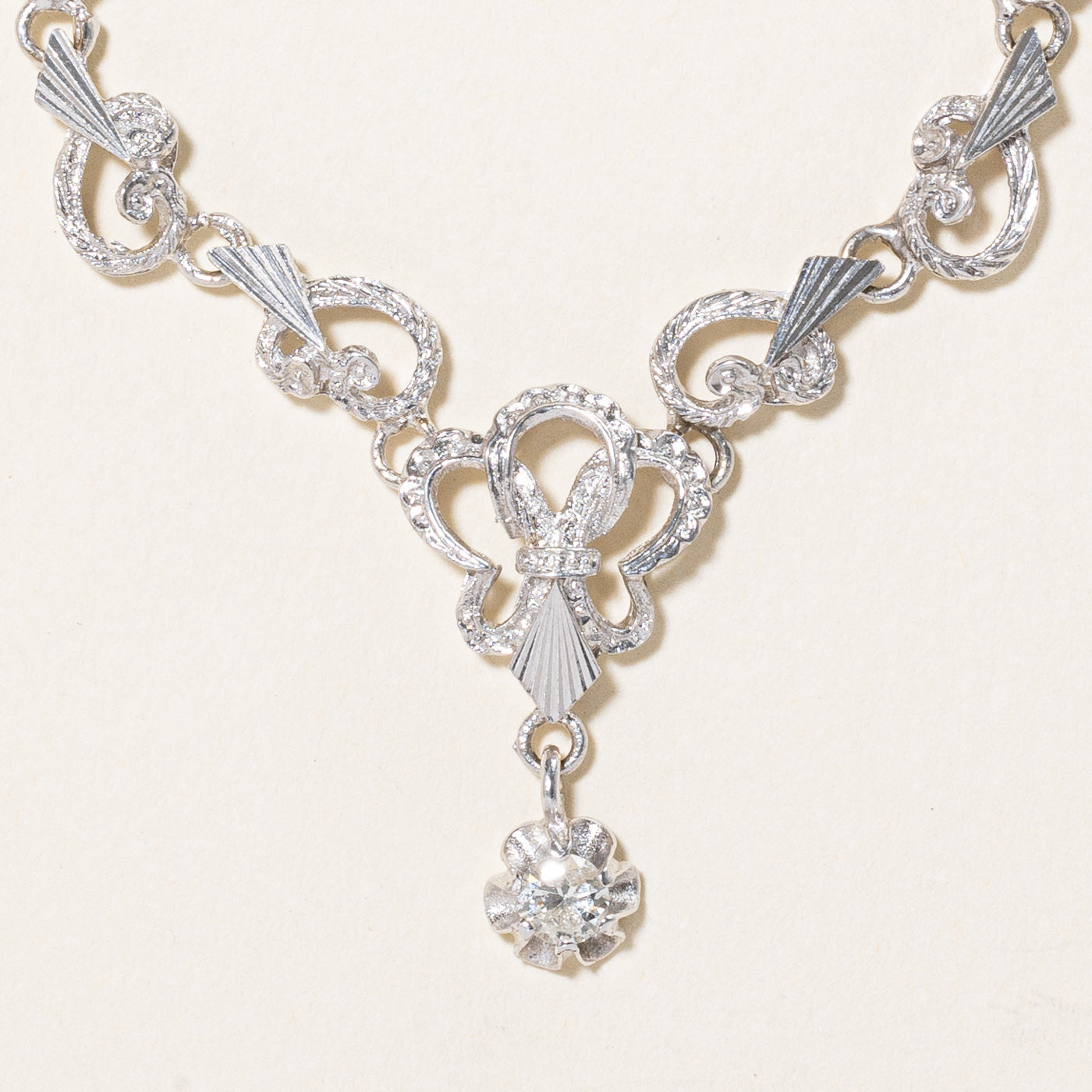 Diamond Pendant Necklace | 0.21ct | 18" |