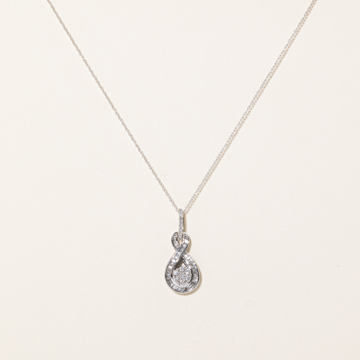 Diamond Pendant Necklace | 0.36ctw | 18" |