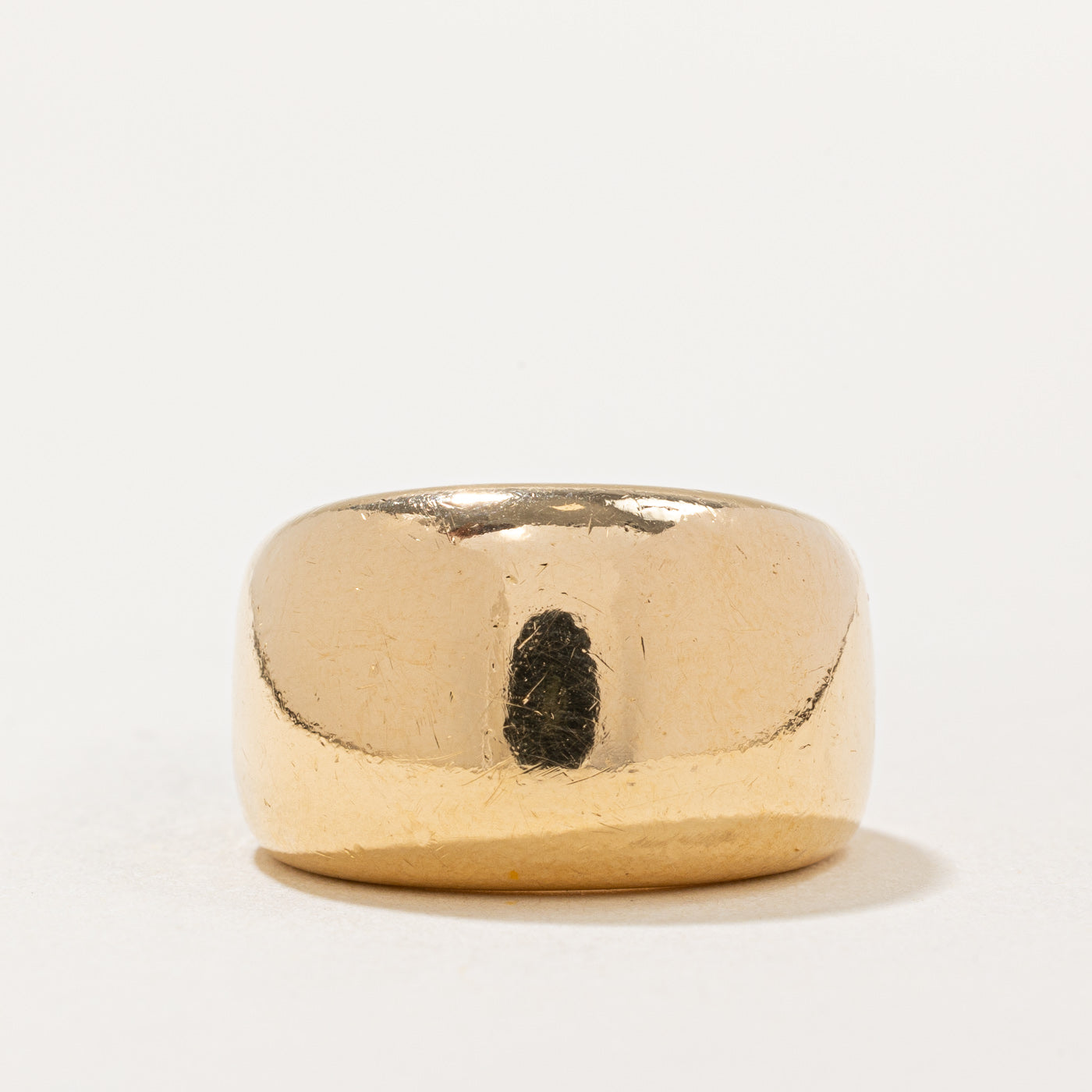 'Cartier' 18k Yellow Gold Chunky Ring | Circa 1997 | SZ 5.25 |