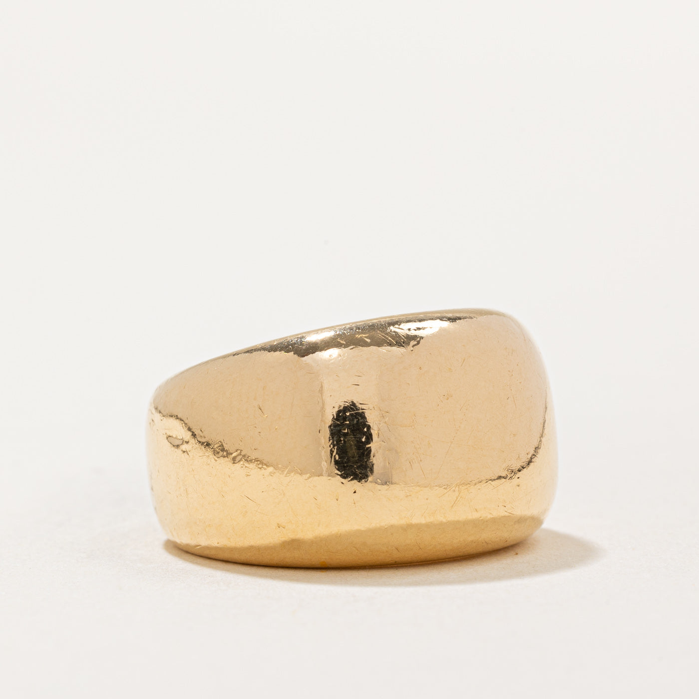 'Cartier' 18k Yellow Gold Chunky Ring | Circa 1997 | SZ 5.25 |